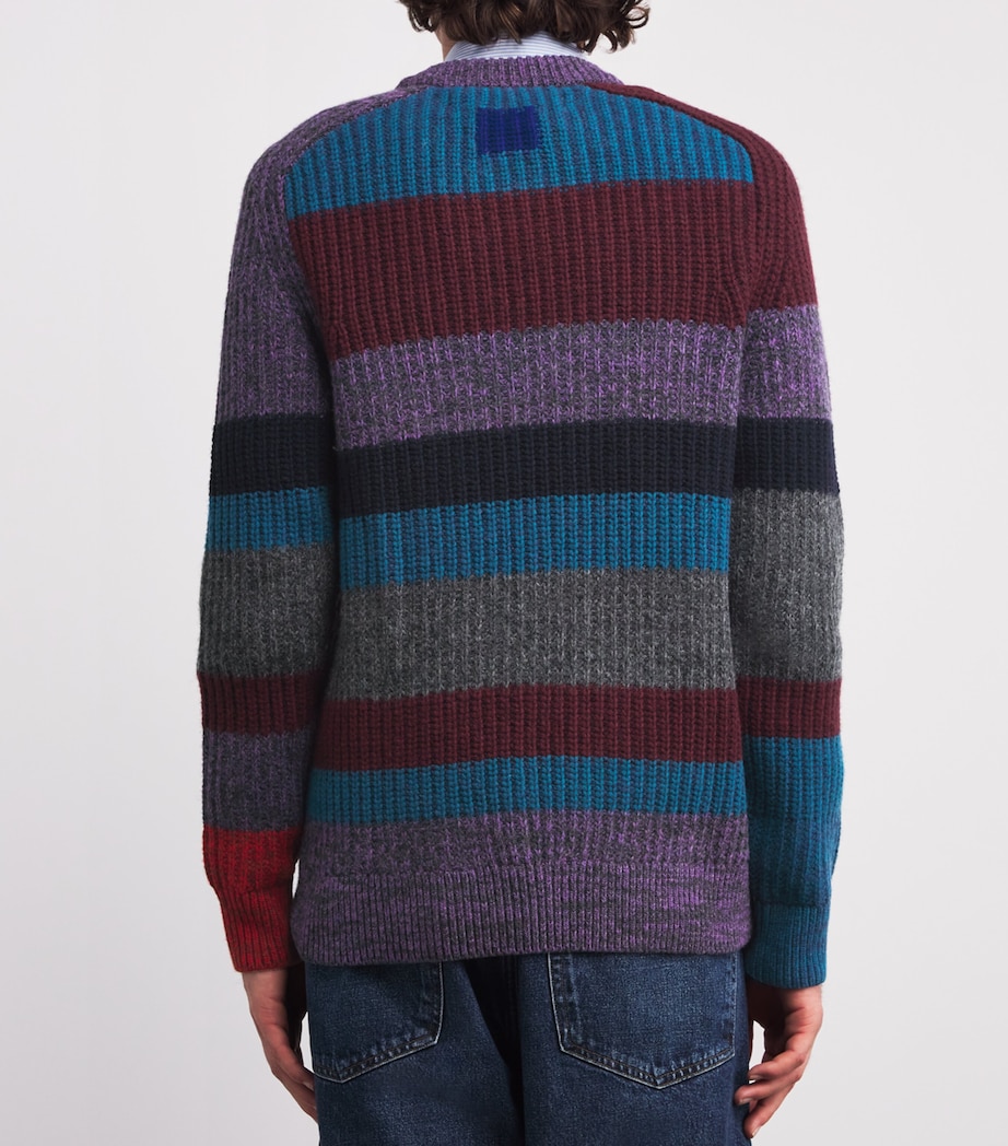 x Paul Smith Wool Stripe Sweater MULTI STRIPE Image 4