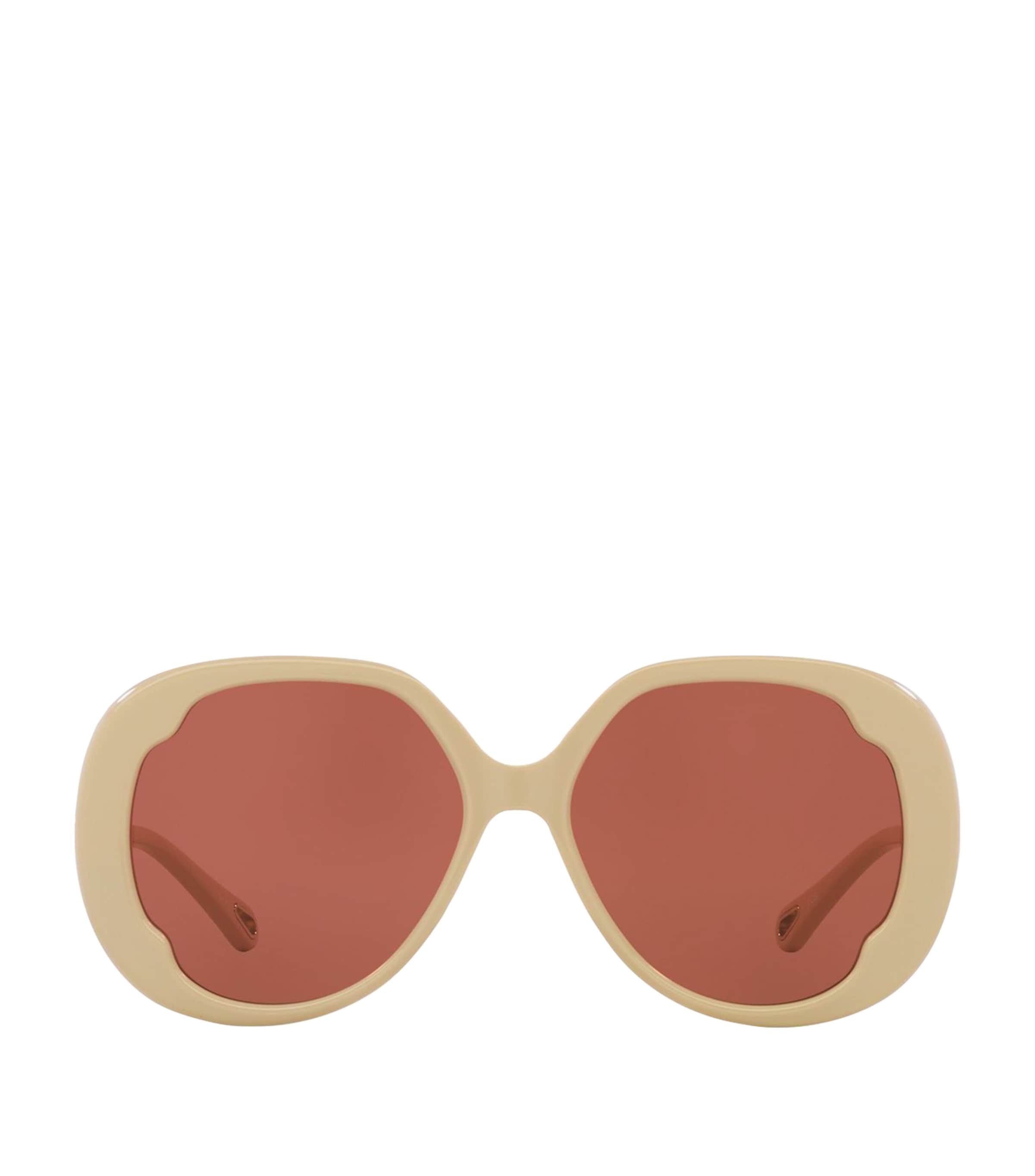 Chloé Acetate 06n000509 Sunglasses In White