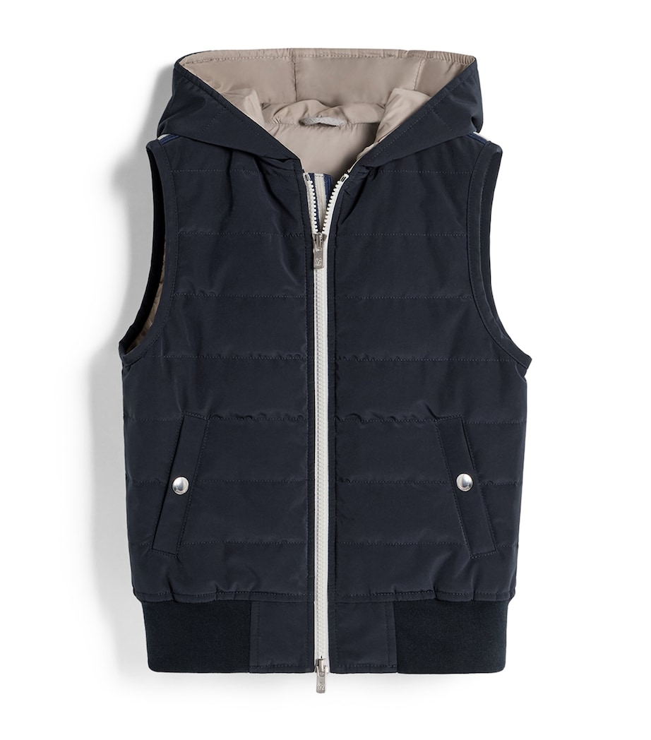 Brunello Cucinelli Kids Down Gilet (4-6 Years) Image 1