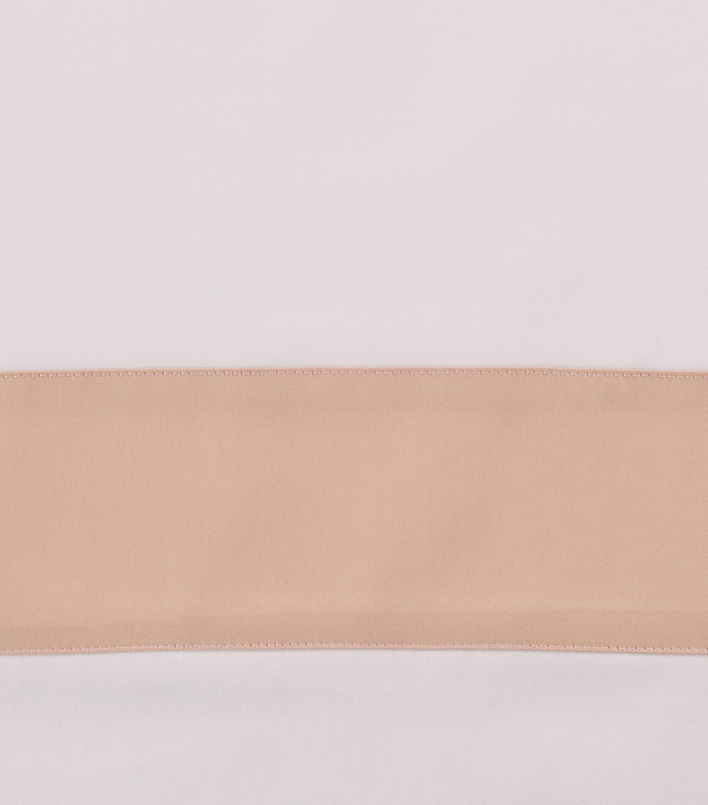 Frette Cotton Breeze Border Standard Pillowcase (50cm x 80cm) Milk/misty Bl Image 5