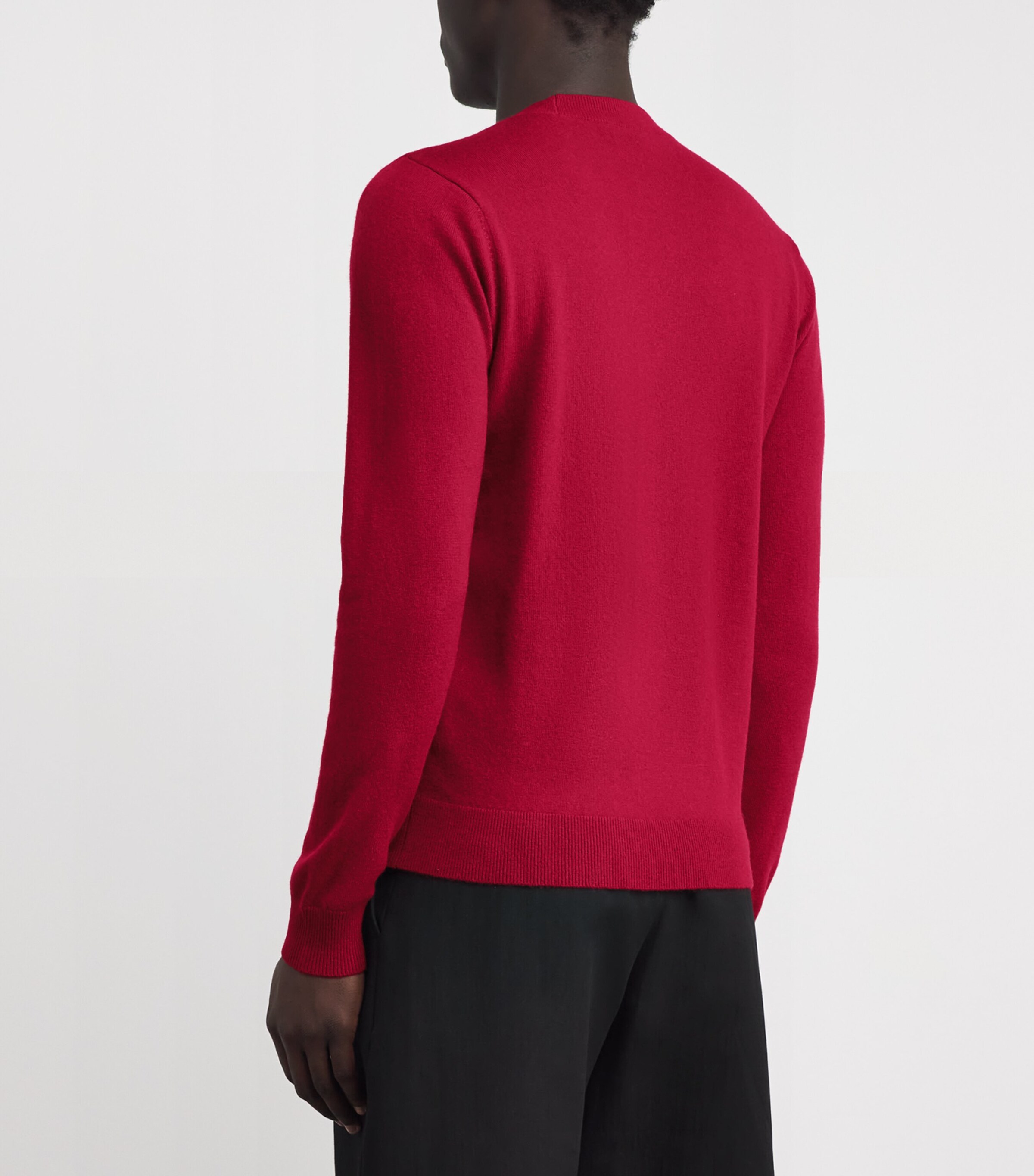 Wool-Cashmere Logo Sweater U5078 Image 4