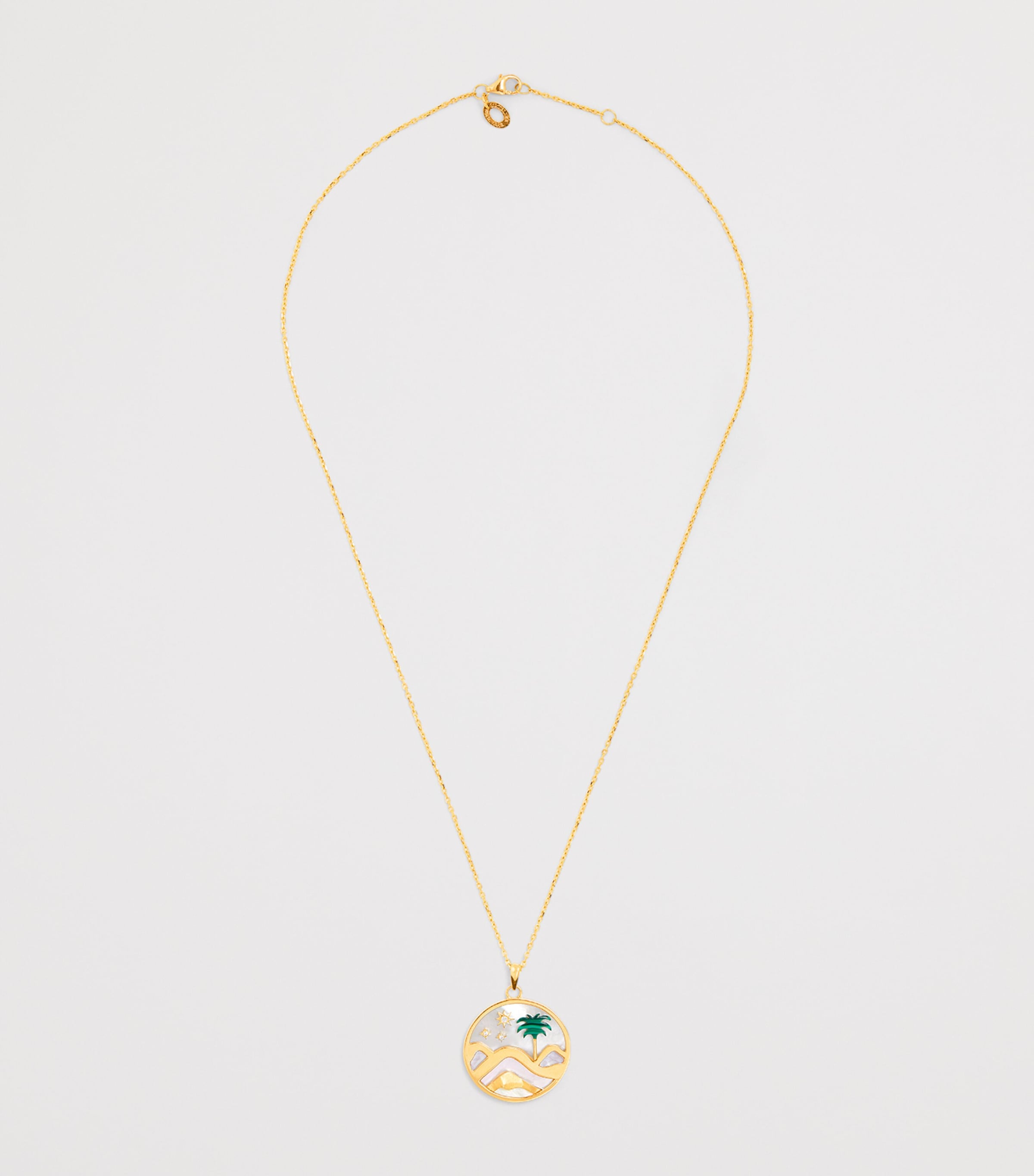 Yellow Gold and Diamond Sacred Valley Necklace YELLOW GOLD Image 3