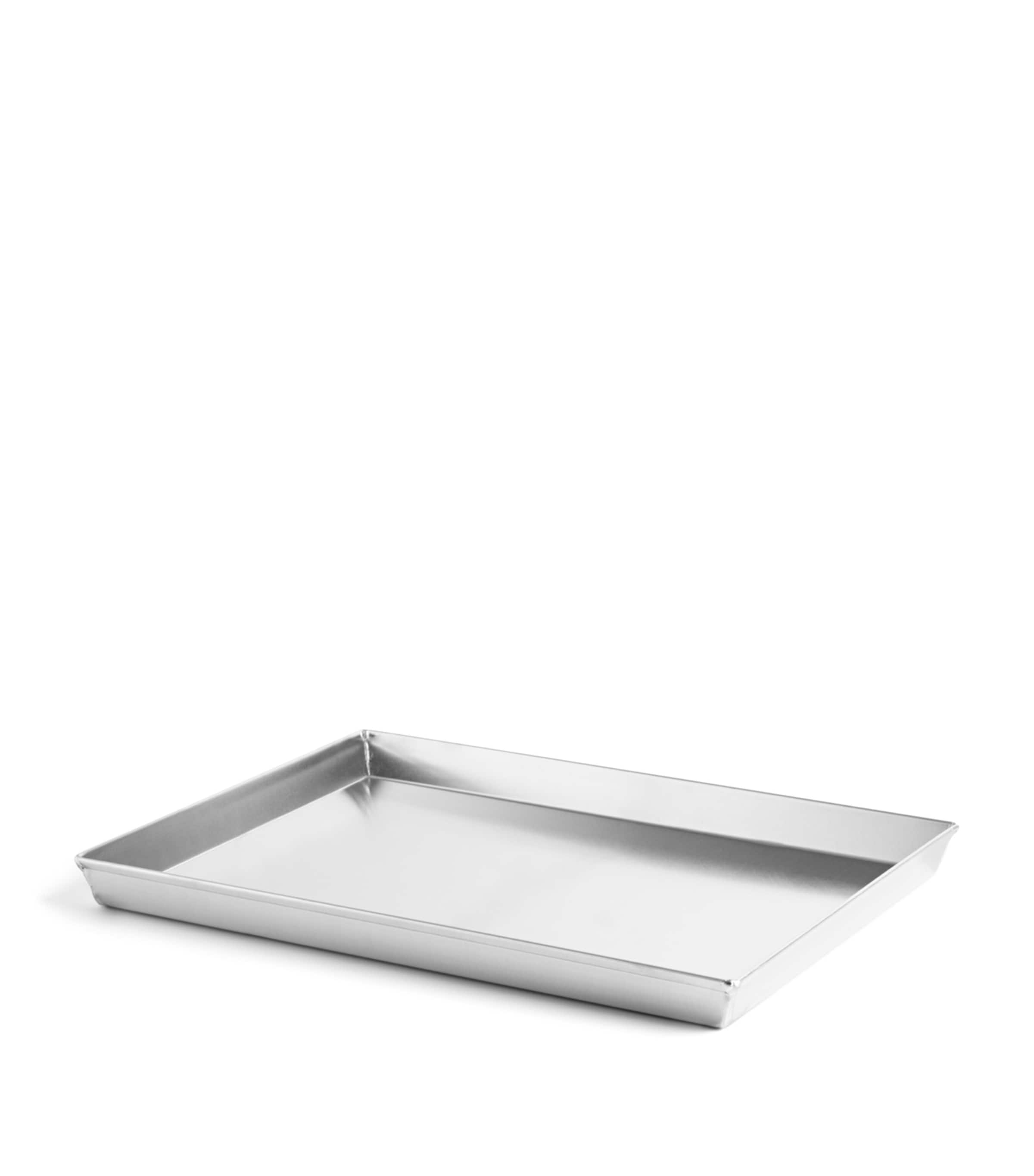 Large Aluminium Baking Tray SILVER Image 1