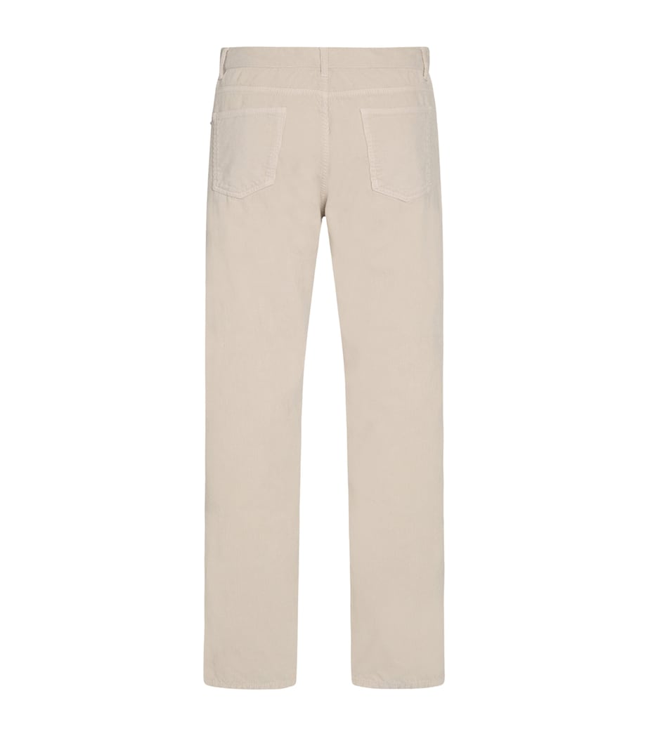 Gerry Corduroy Slim Trousers SNOW Image 2