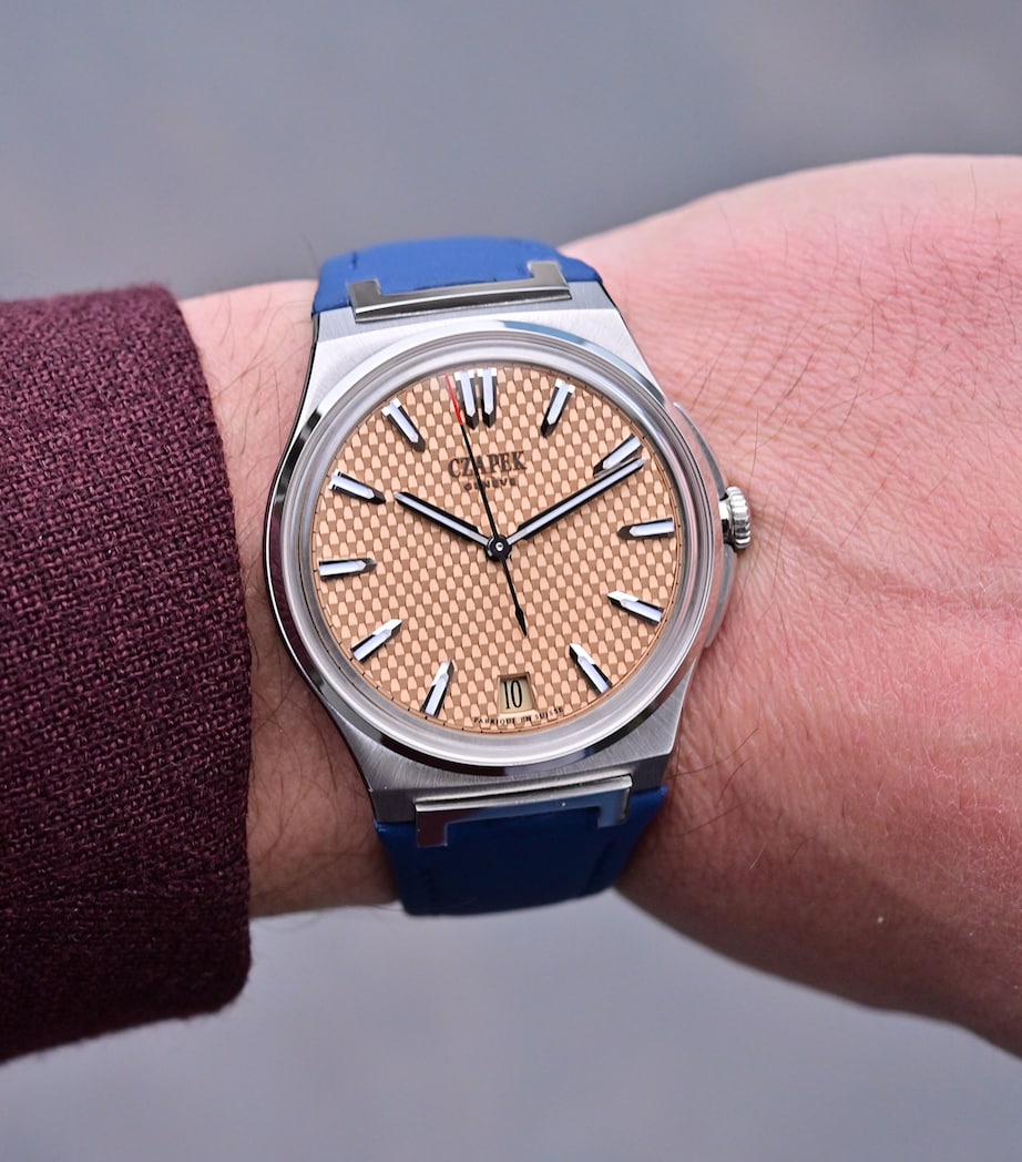 Stainless Steel Antarctique Passage de Drake Watch 38mm SALMON Image 3