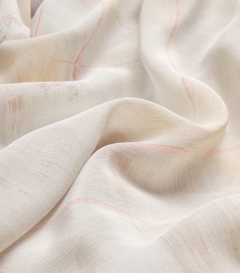 Silk Maxi Dress VR1 BURRO/ACRO/PEONA Image 5