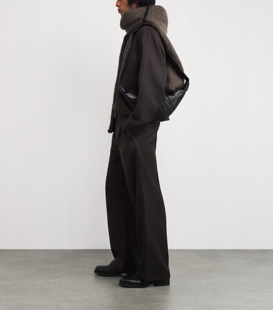 Virgin Wool Mini Jacket HAVANA BROWN CHAIN Image 2