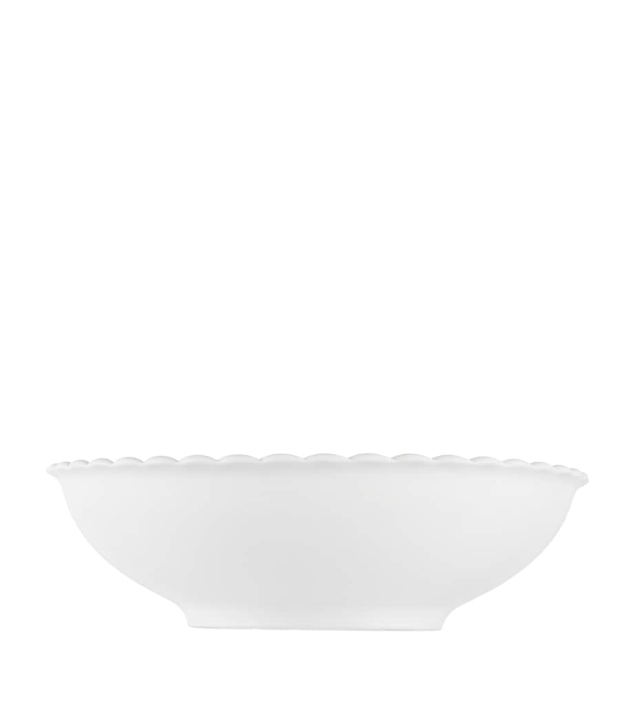 Porcelain Babylone Soup Bowl (17cm) WHITE Image 4