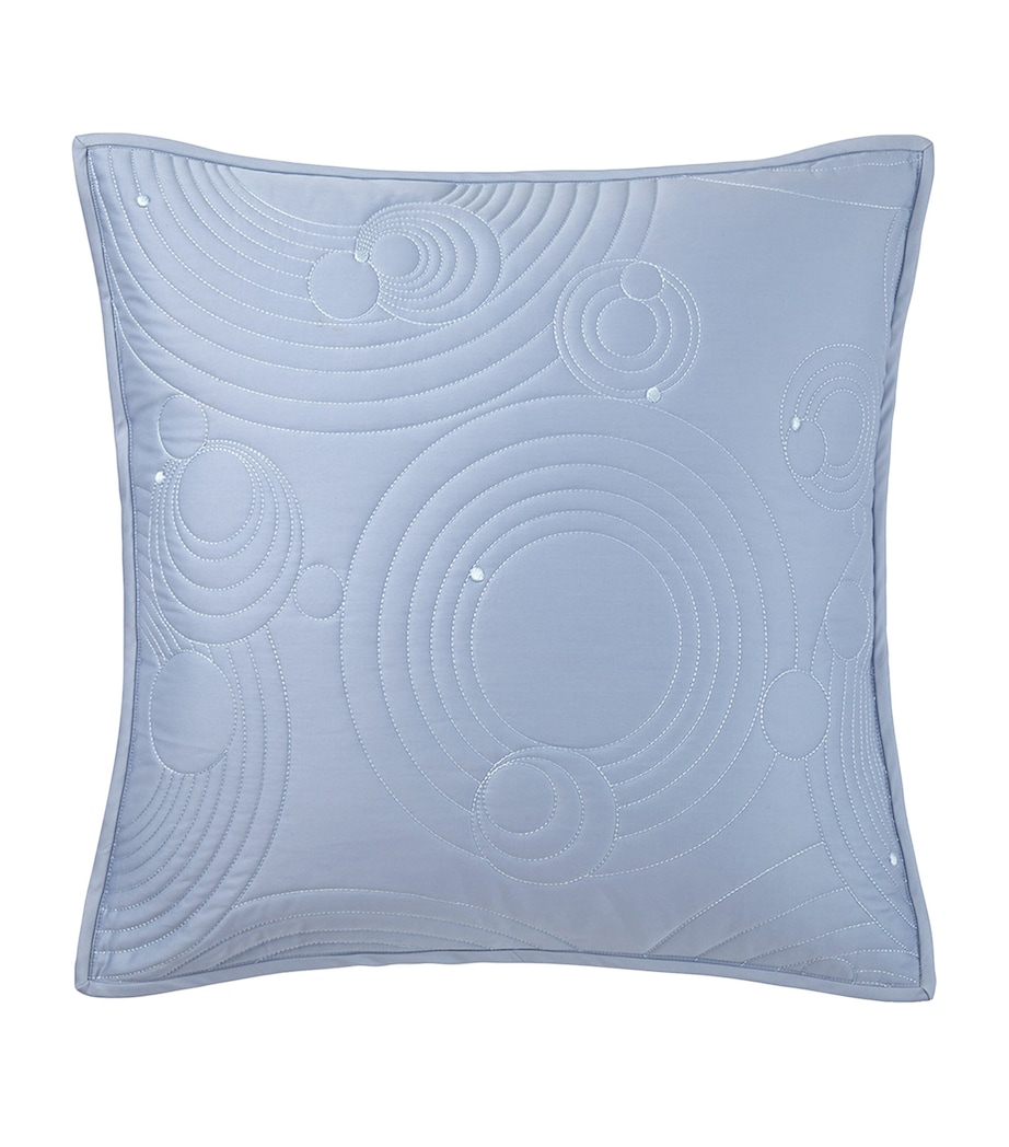Quilted Ondes Square Pillowcase (65cm x 65cm) PASTEL Image 1