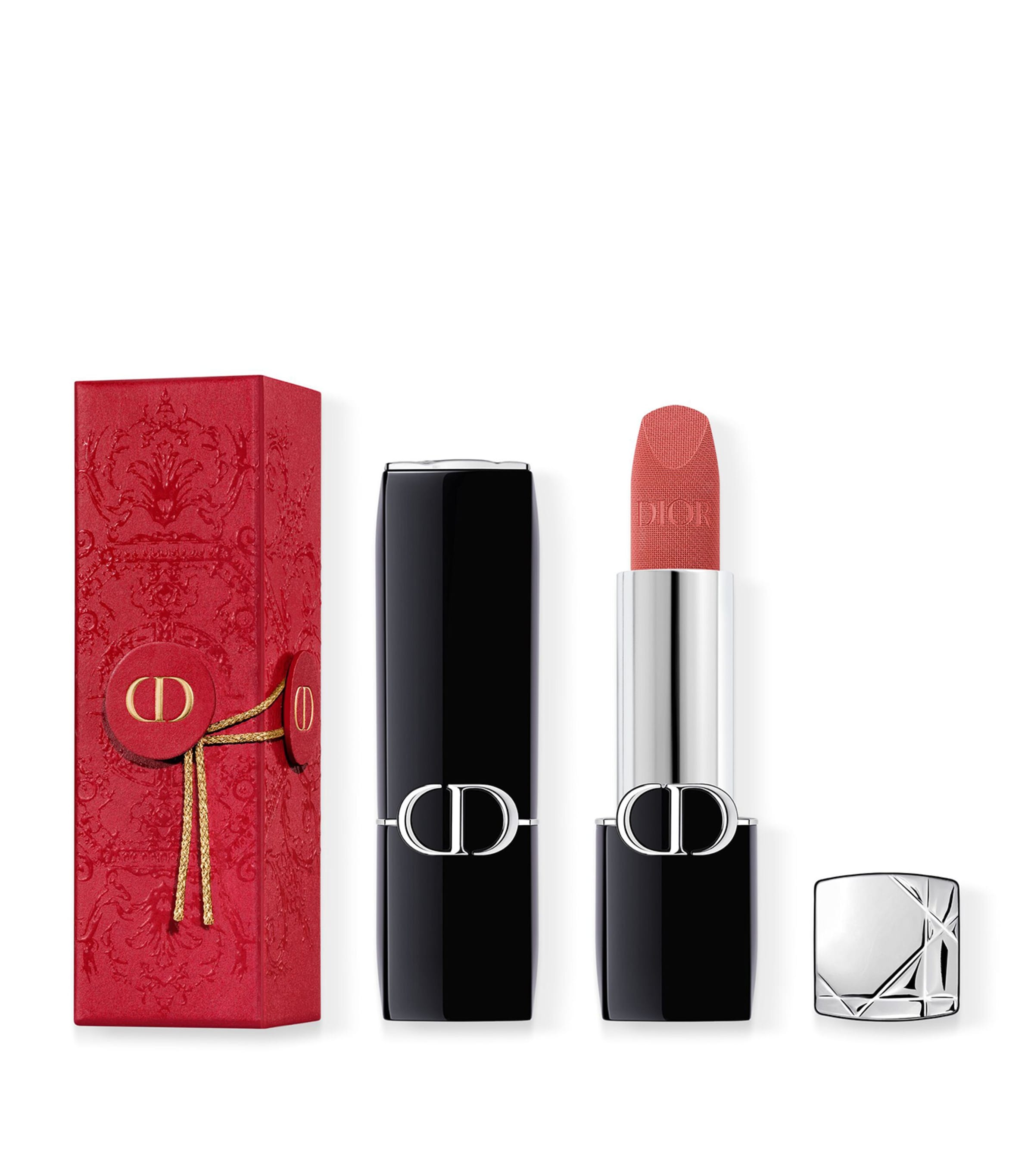Dior Rouge Couture Velvet Lipstick In Red