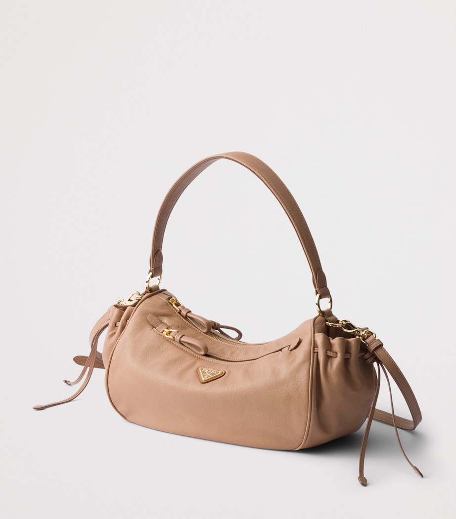 Prada Leather Shoulder Bag Powder Image 2
