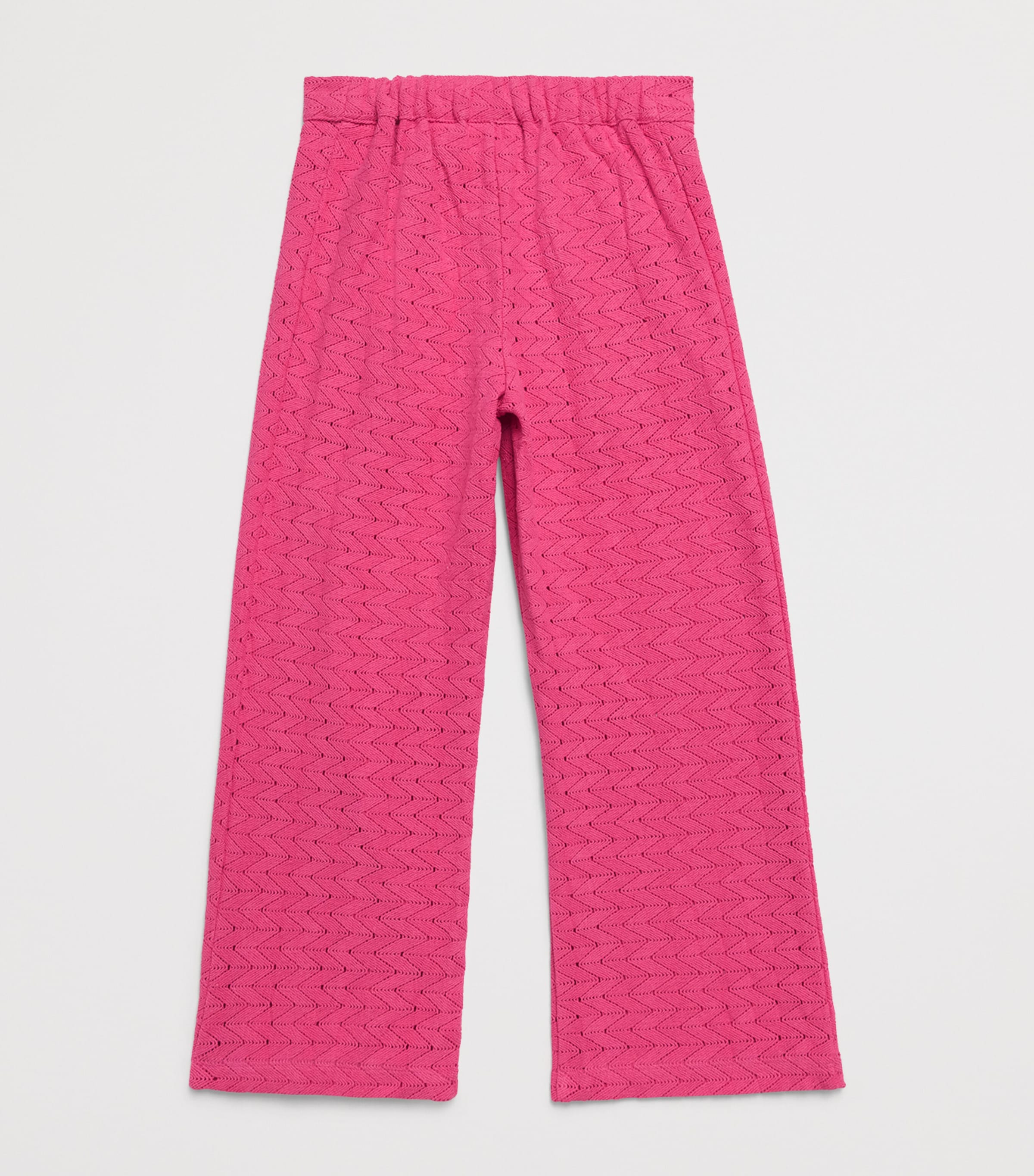 Mini Rodini Organic Cotton Knit Trousers (3-11 Years) Image 2