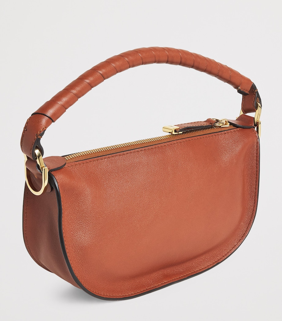 Chloé Mini Calfskin Marcie Shoulder Bag Clay Brown Image 2