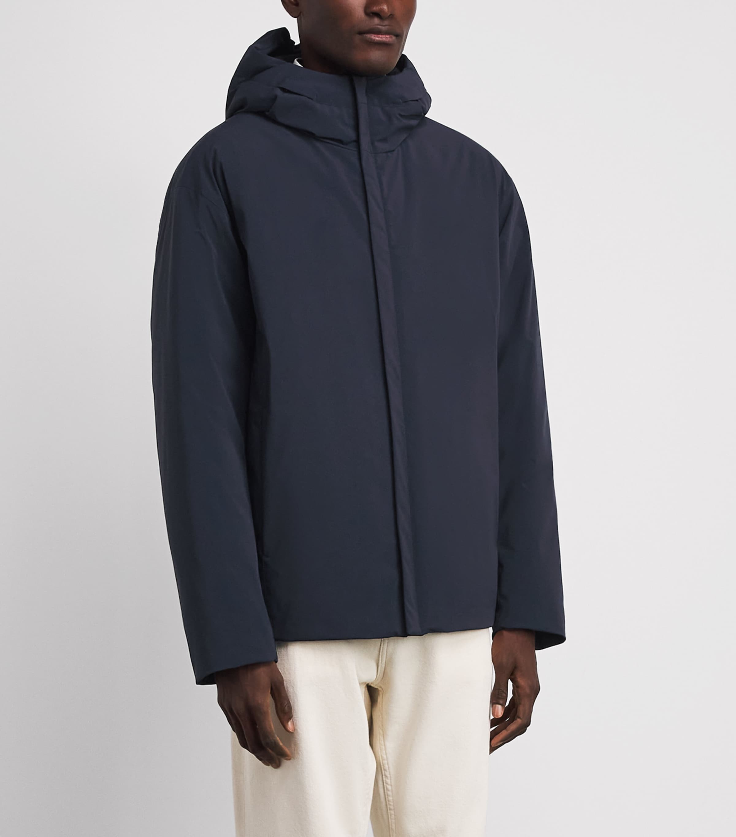 Herno Mens Down New Impact Jacket Blu Navy Image 4