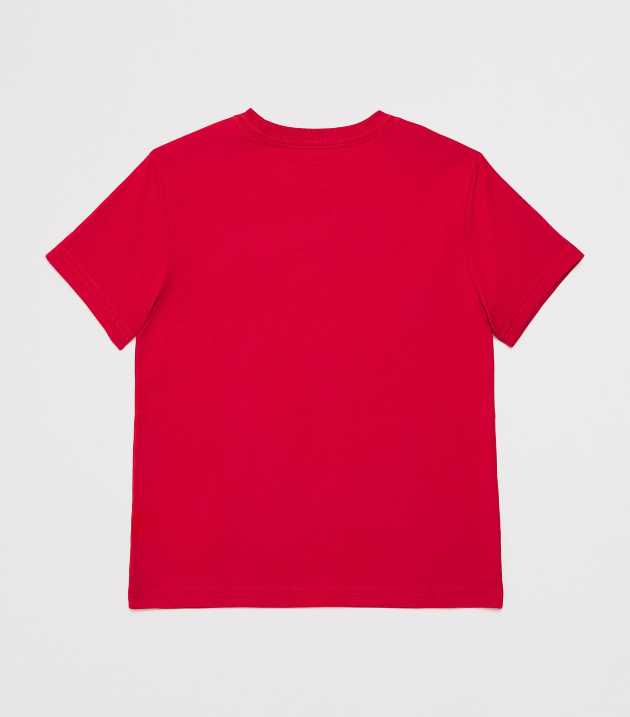 Cotton Polo Pony T-Shirt (6-14 Years) RED Image 2
