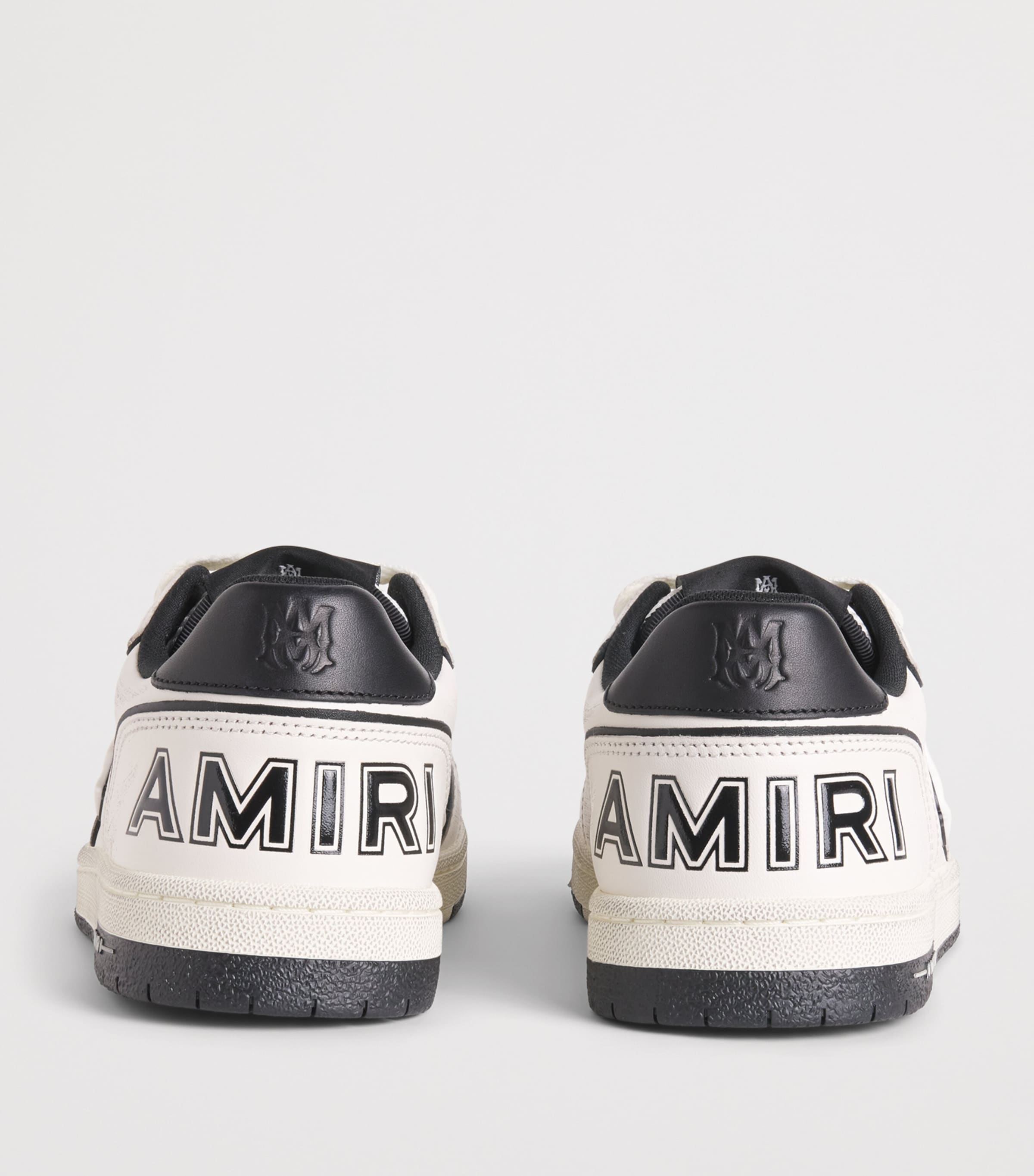 AMIRI Leather Newport Sneakers Ivory Image 5