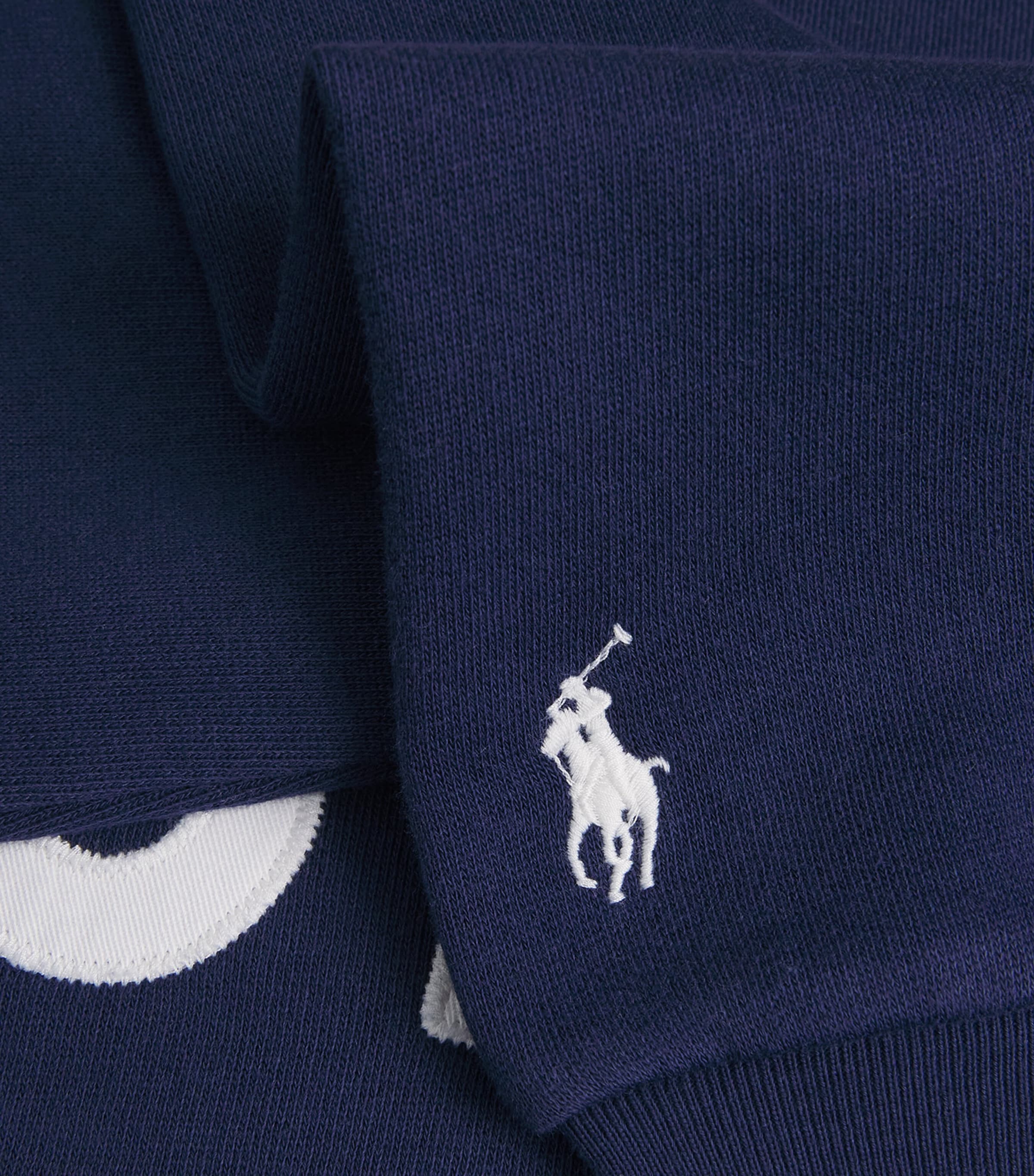 Polo Ralph Lauren Mens Cotton-Blend Logo Sweatshirt Newport Navy Image 6