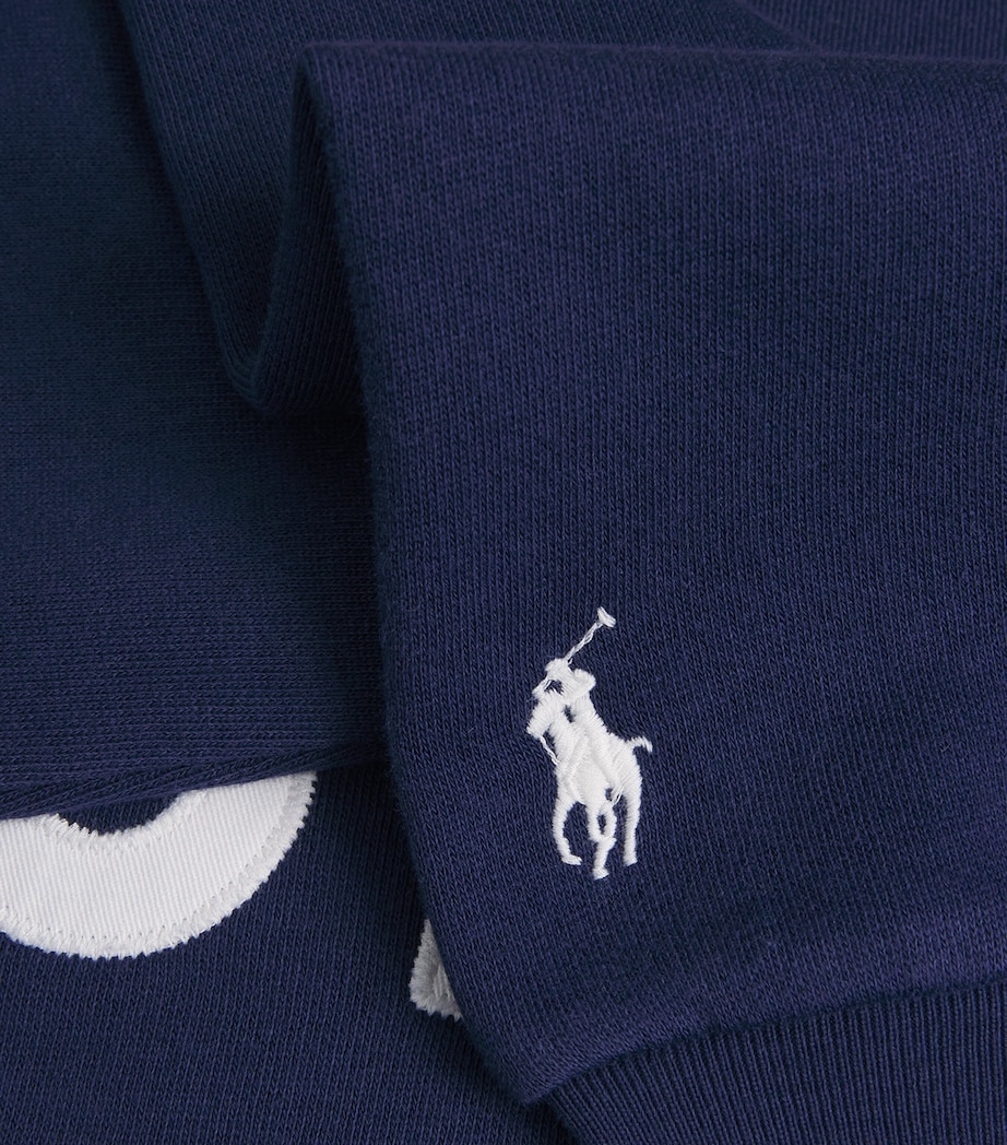 Polo Ralph Lauren Mens Cotton-Blend Logo Sweatshirt Newport Navy Image 6