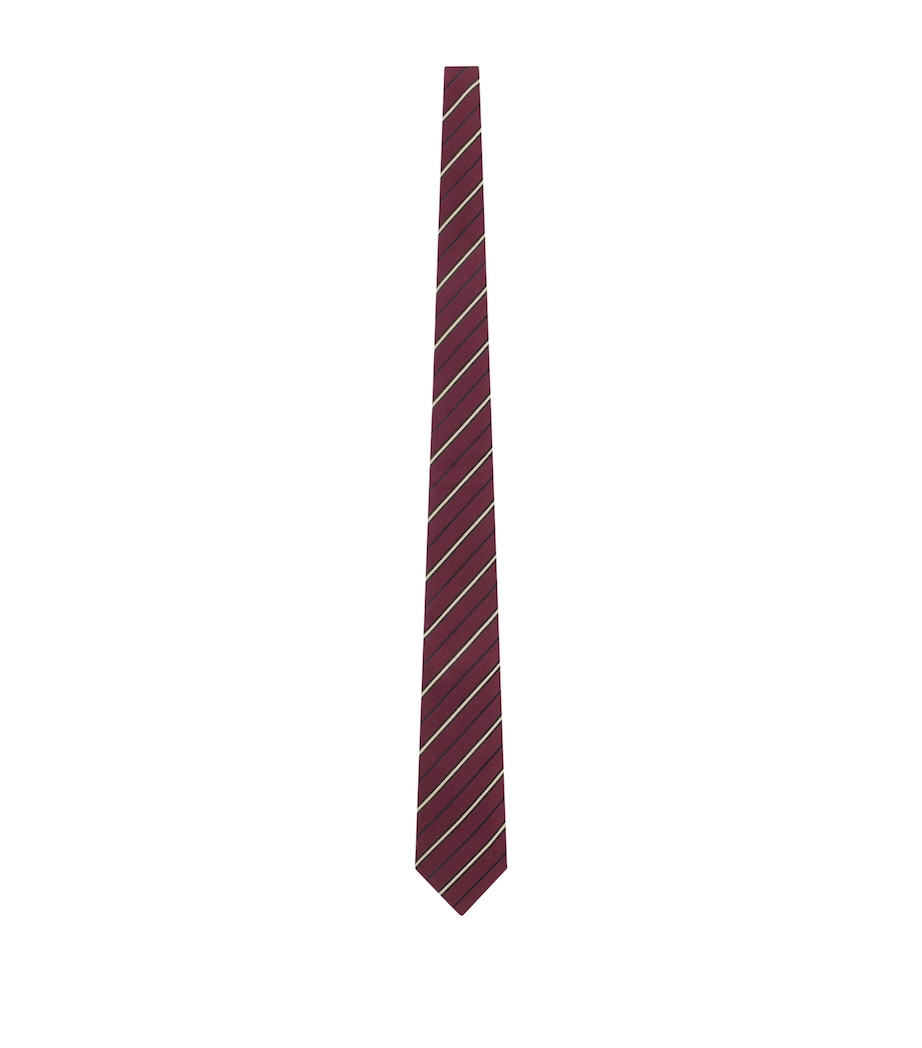 Silk-Wool Jacquard Stripe Tie 6488 Image 1