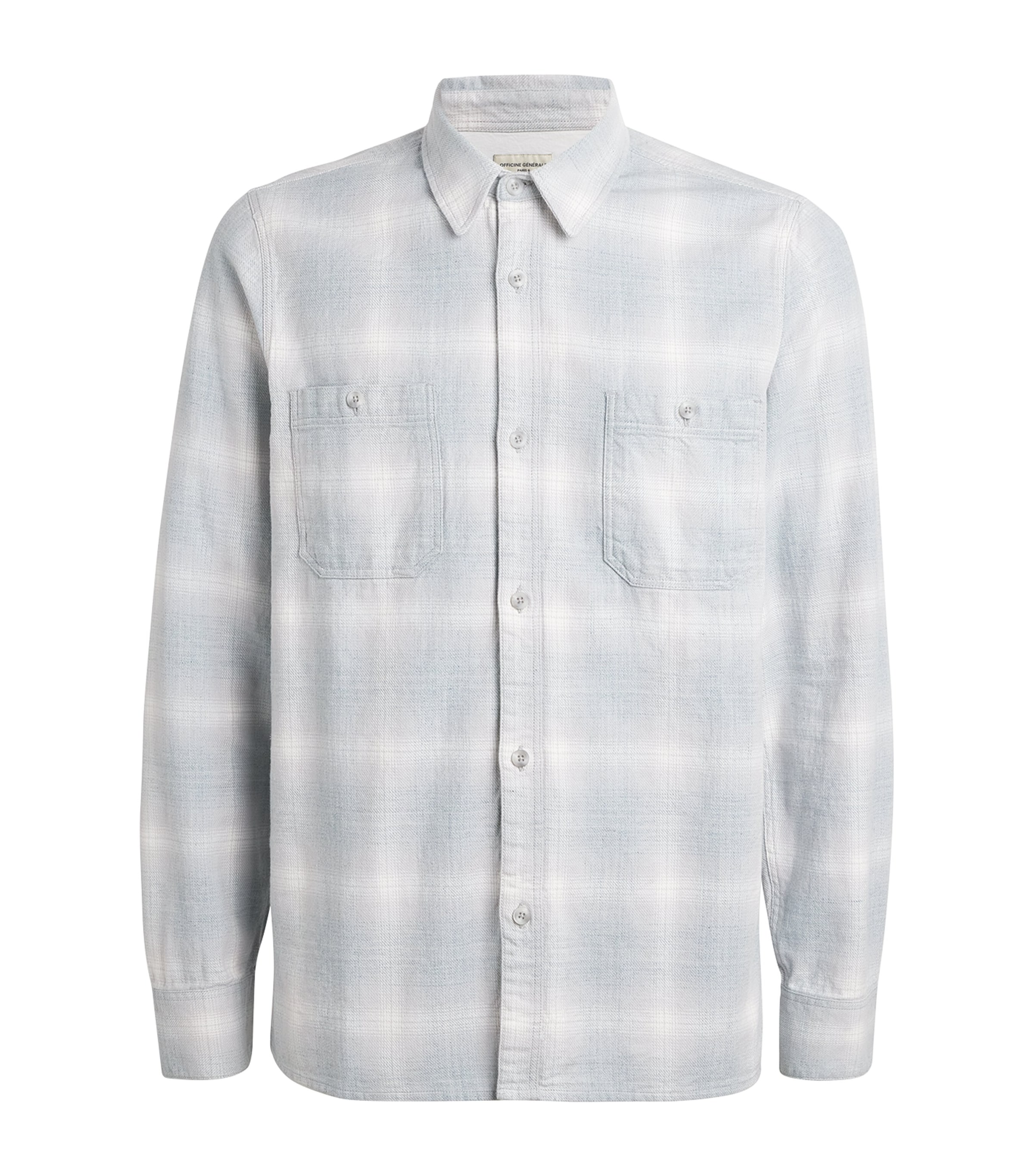 OFFICINE GENERALE COTTON CHECK SHIRT