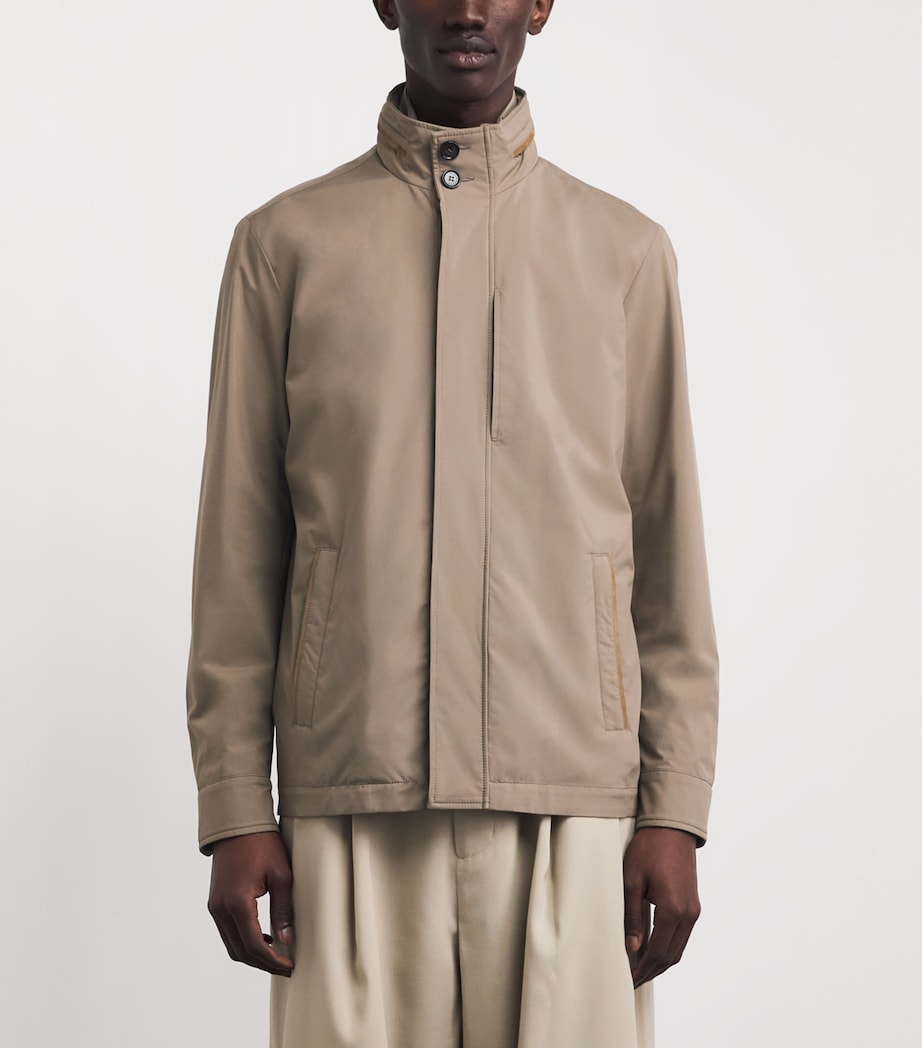 Paul & Shark Mens Typhoon Platinum Jacket Dove Gret Image 4