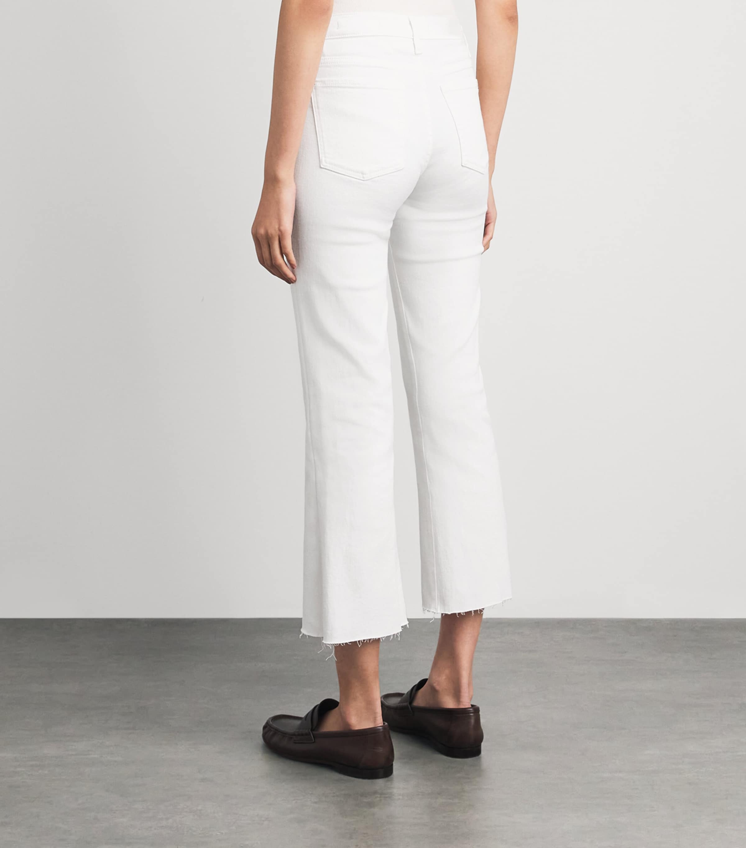 7 For All Mankind Womens Dojo Cropped Jeans Soleil Image 5