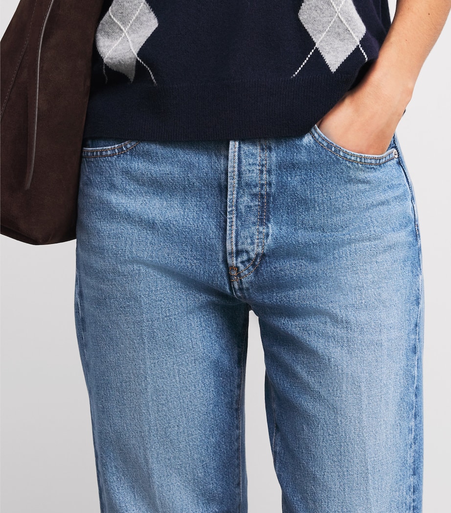 Vertical Crop Straight Jeans DRIFT Image 6