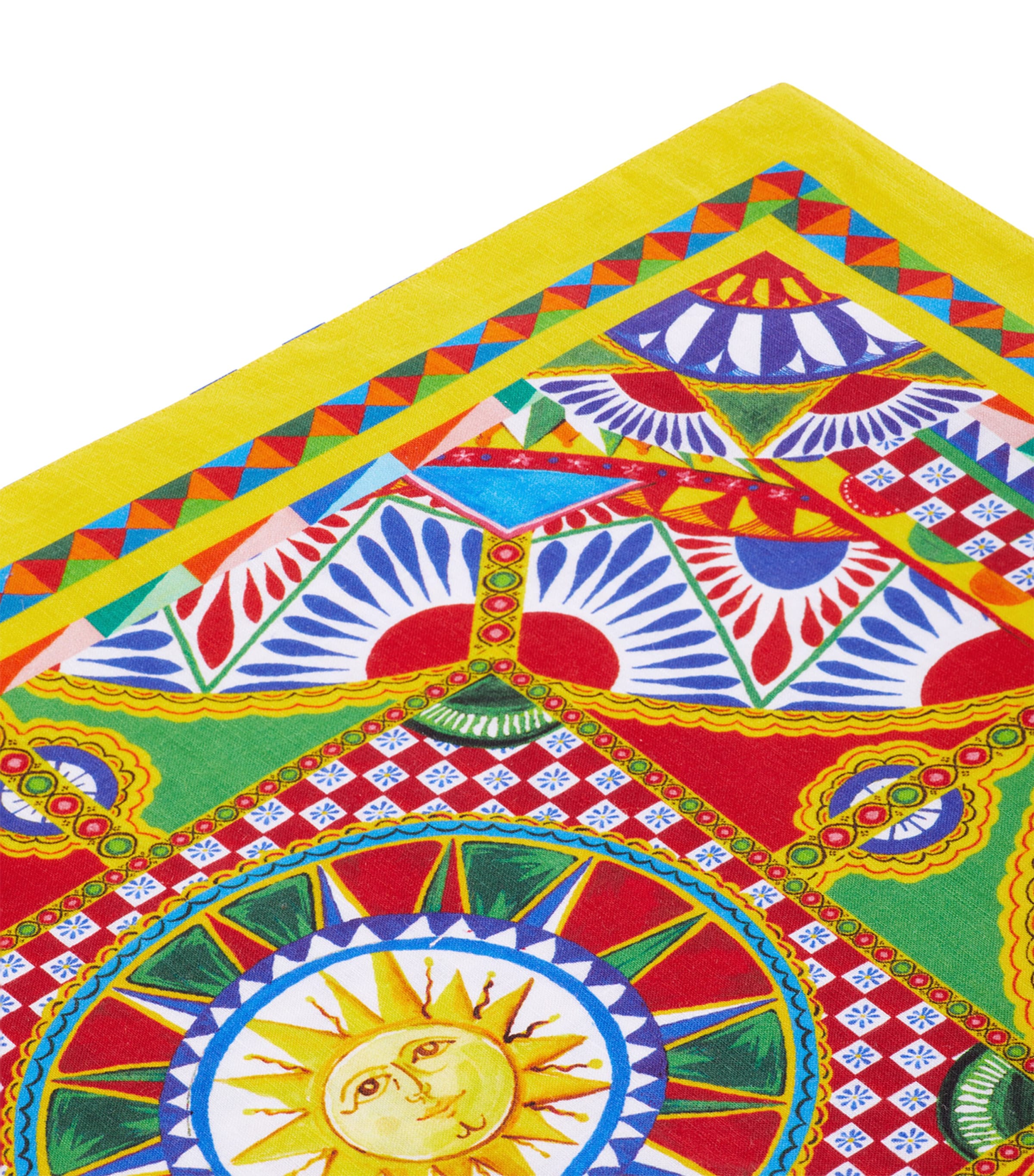 Linen Carretto Placemat and Napkin Set UC091 CARRETTO MULTI Image 4