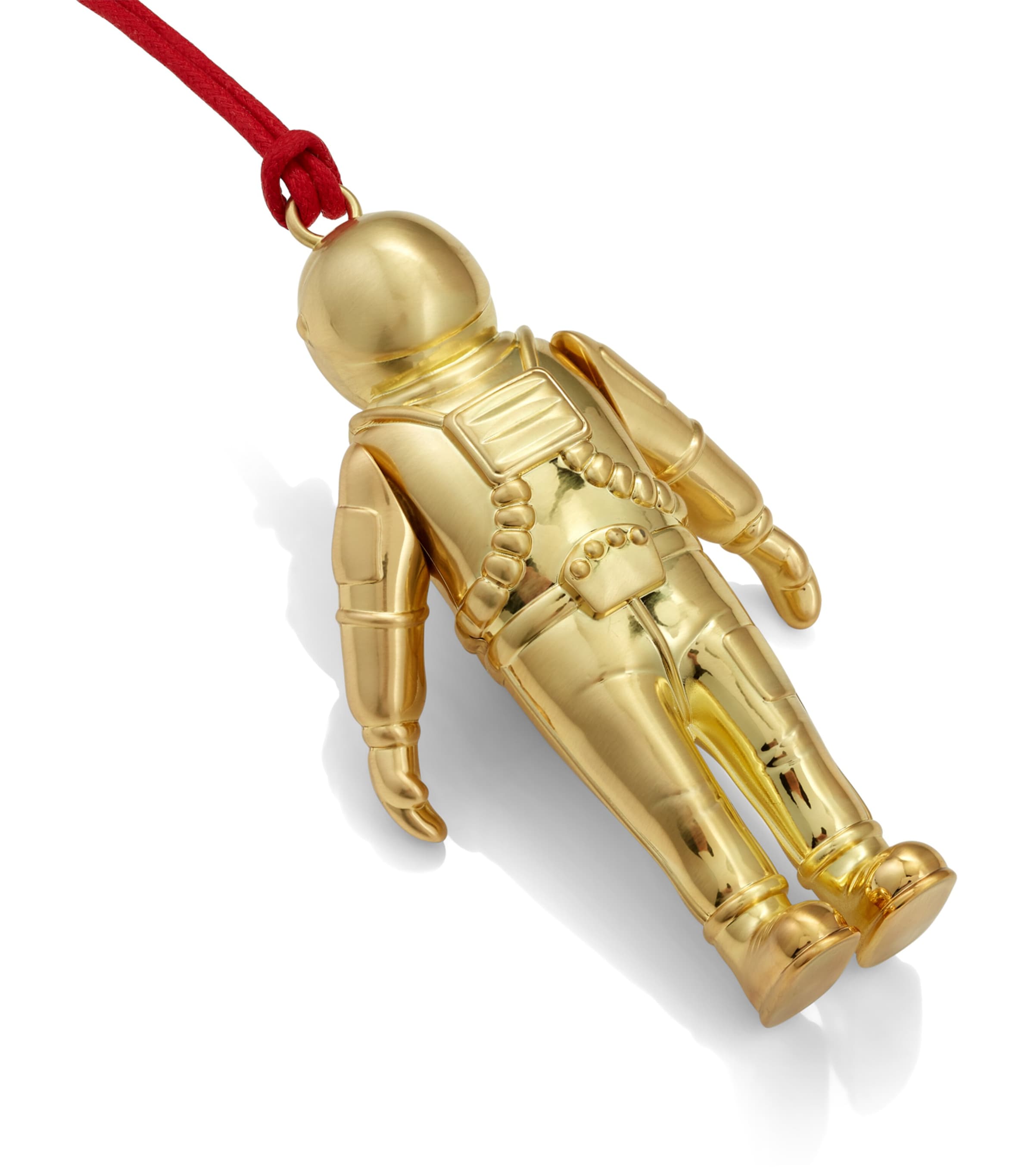 Spaceman Tree Ornament GOLD Image 3