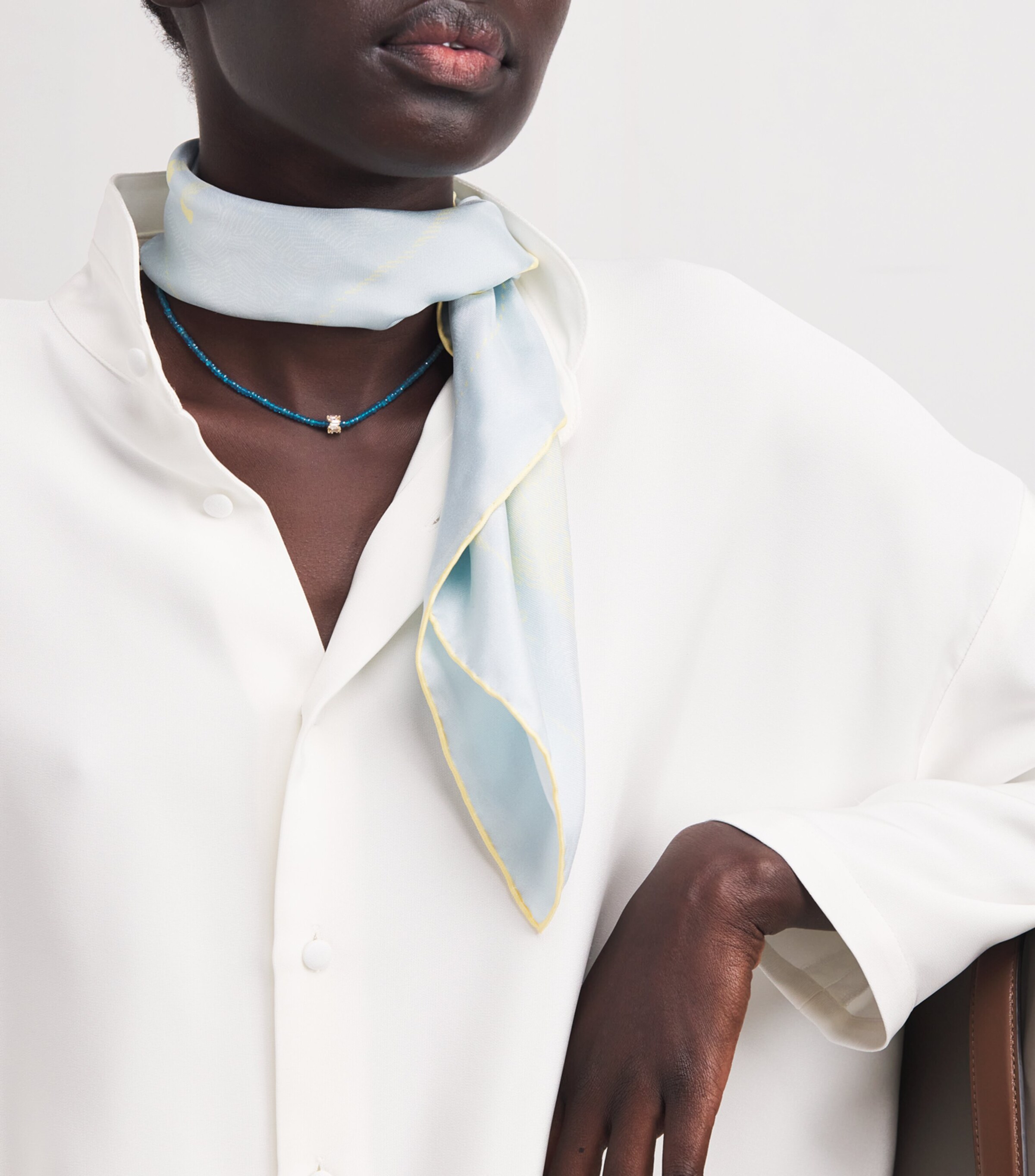Suzanne Kalan Gold, Diamond and Dark Apatite Infinite Beaded Necklace Yg/dap Image 4
