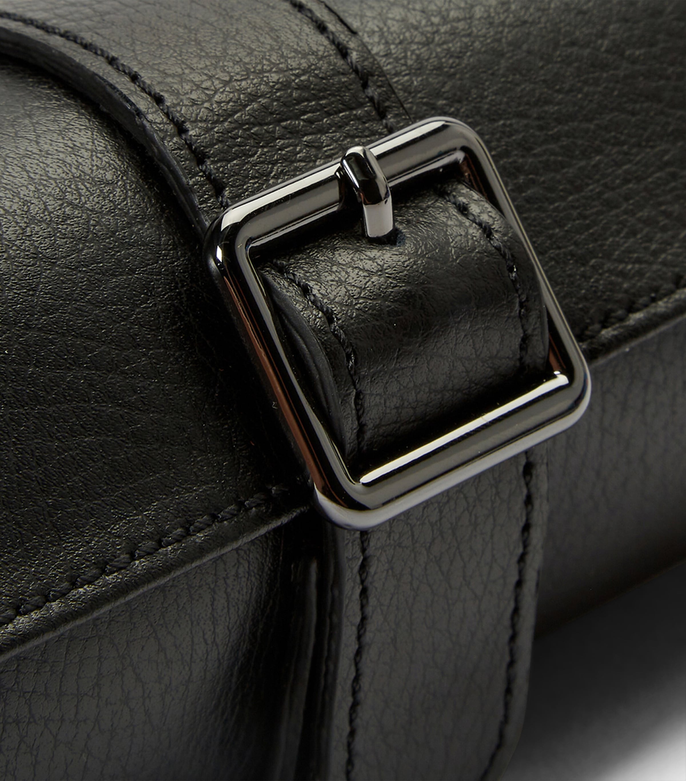 Vegan Leather Triple Watch Roll BLACK Image 4