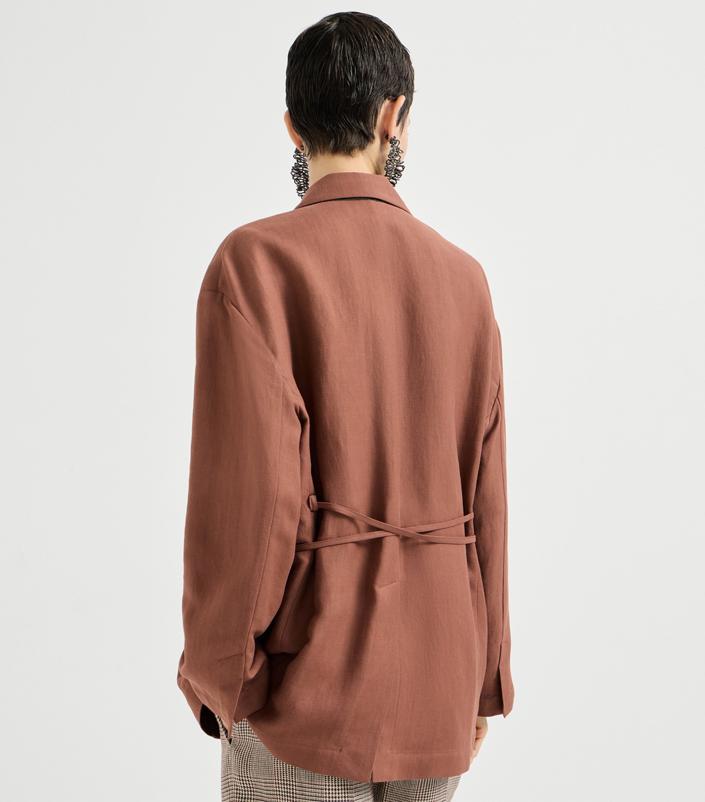 Twill Tie Blazer C4182 Image 5