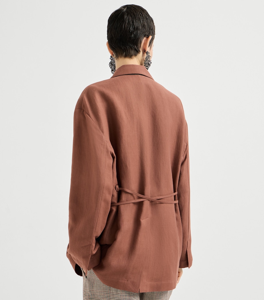 Twill Tie Blazer C4182 Image 5