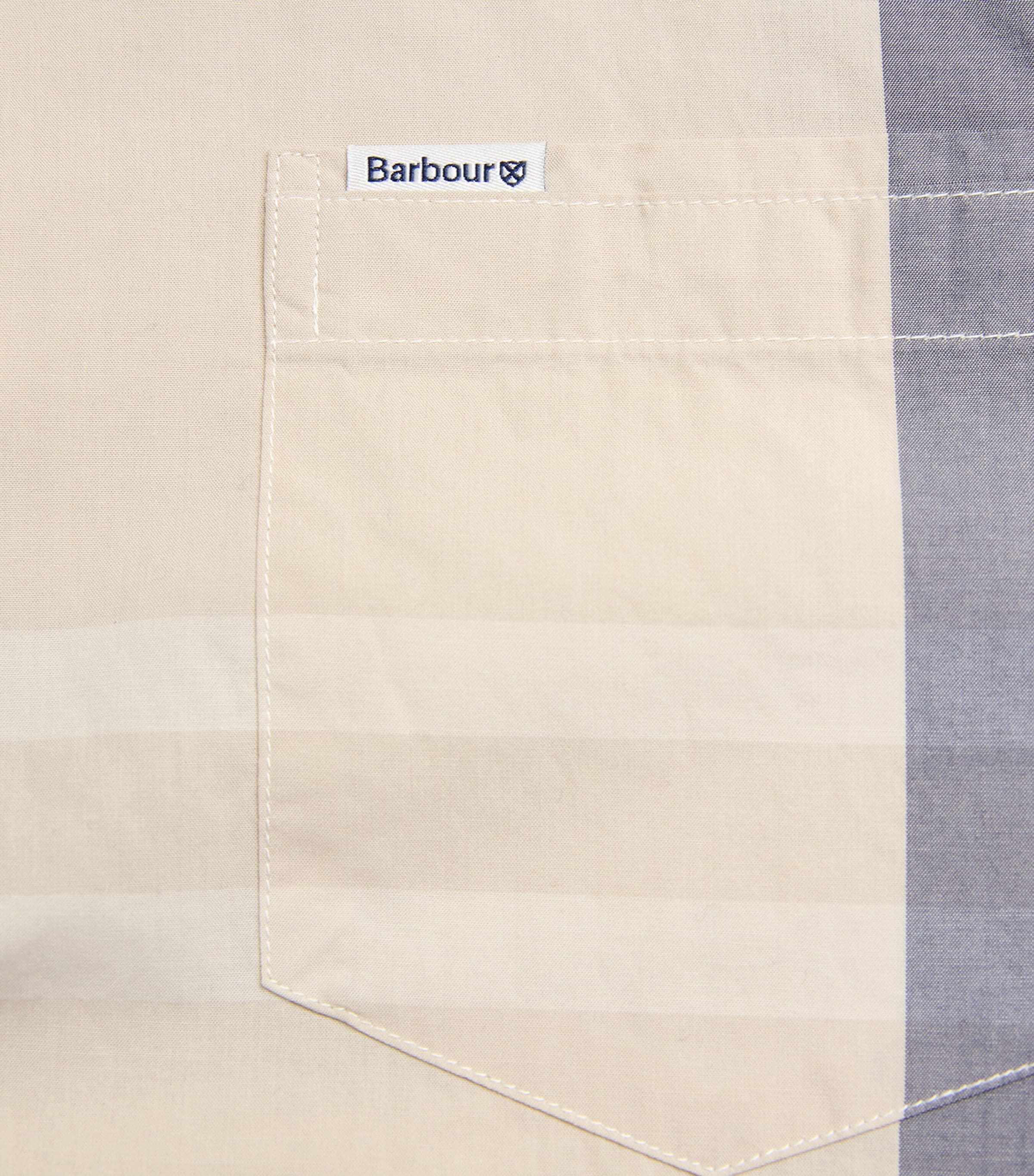 Cotton Harris Tailored Shirt OBAN MIST TARTANTN41 Image 5