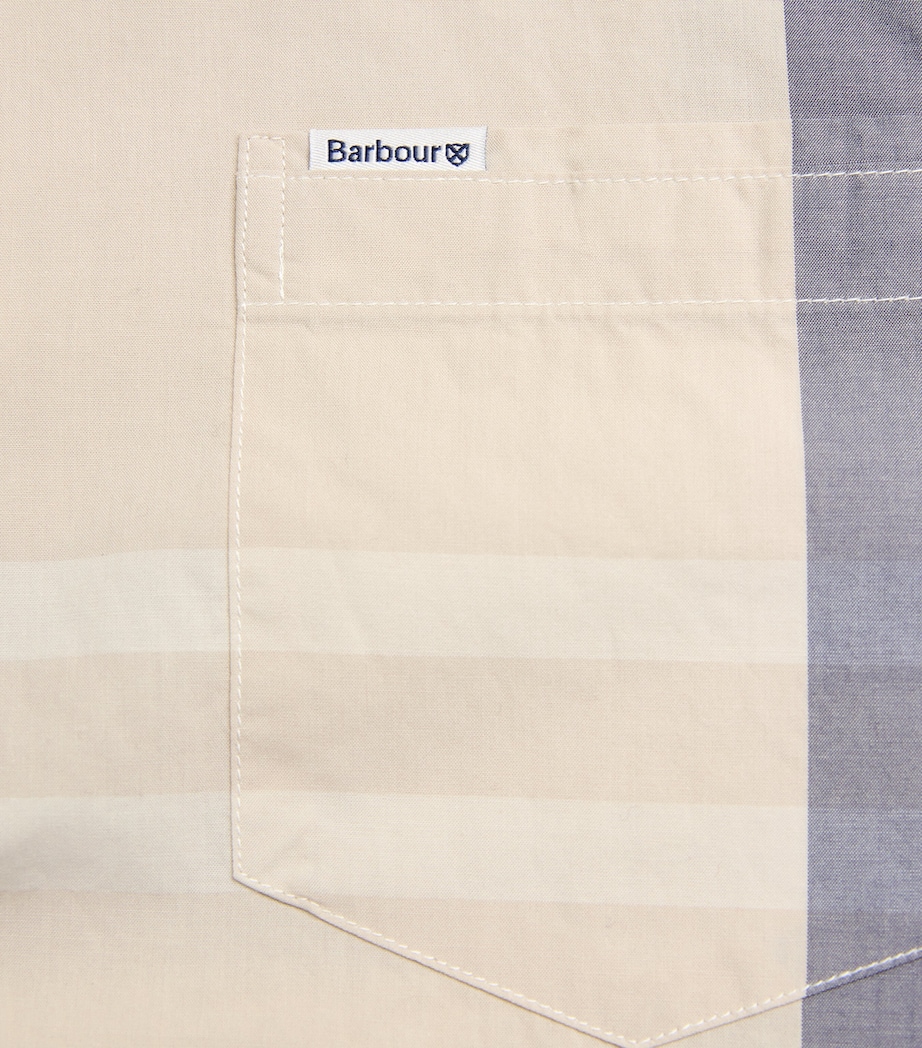 Cotton Harris Tailored Shirt OBAN MIST TARTANTN41 Image 5