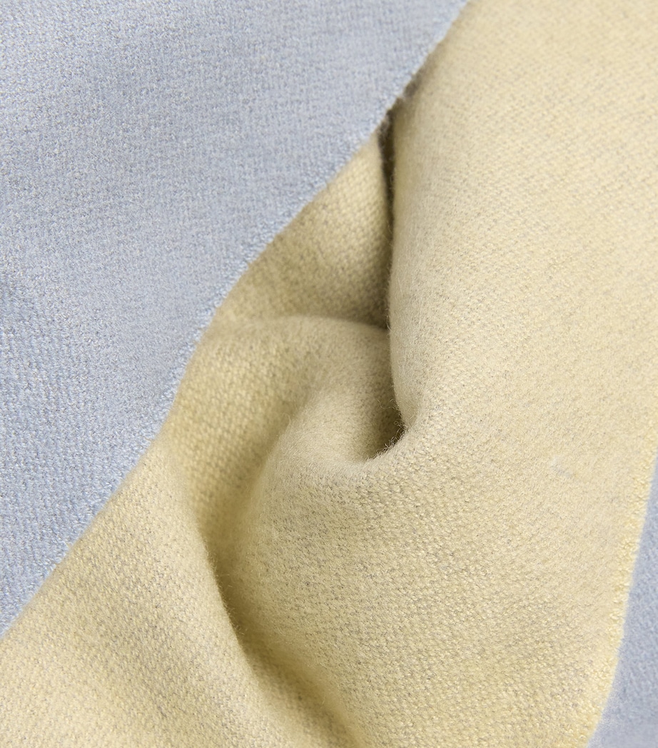 Double-Faced Stole SKY-BLUE Image 4