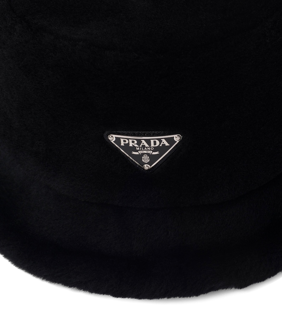 Shearling Bucket Hat F0002 Image 3