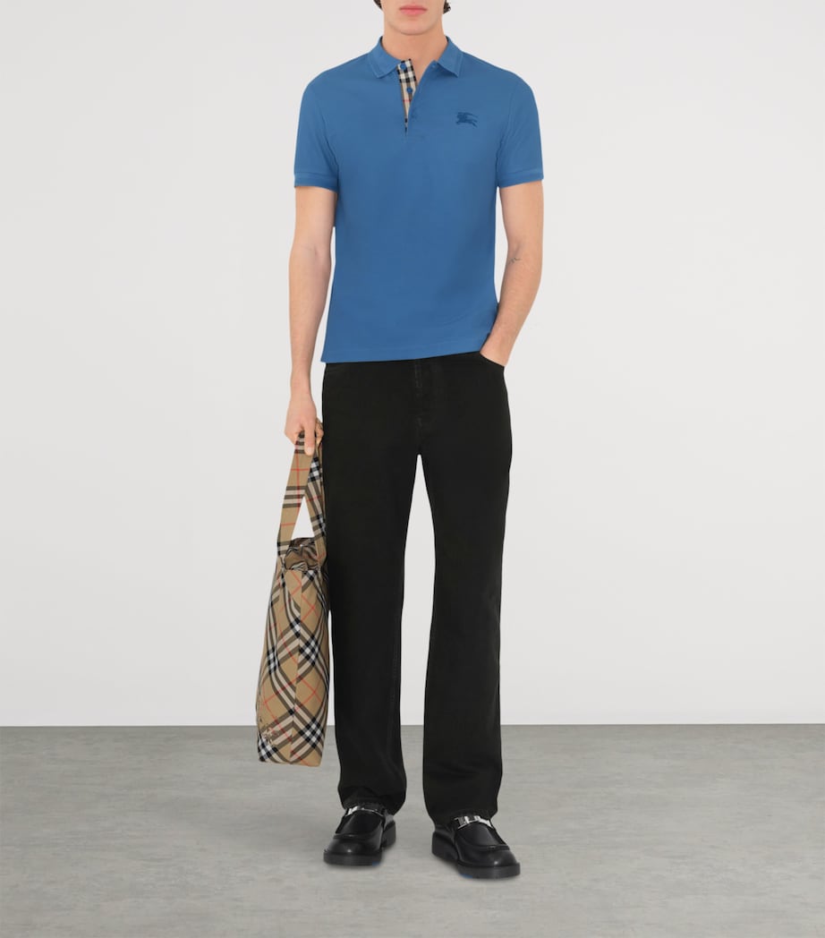 Piqué Cotton Polo Shirt POOL Image 2