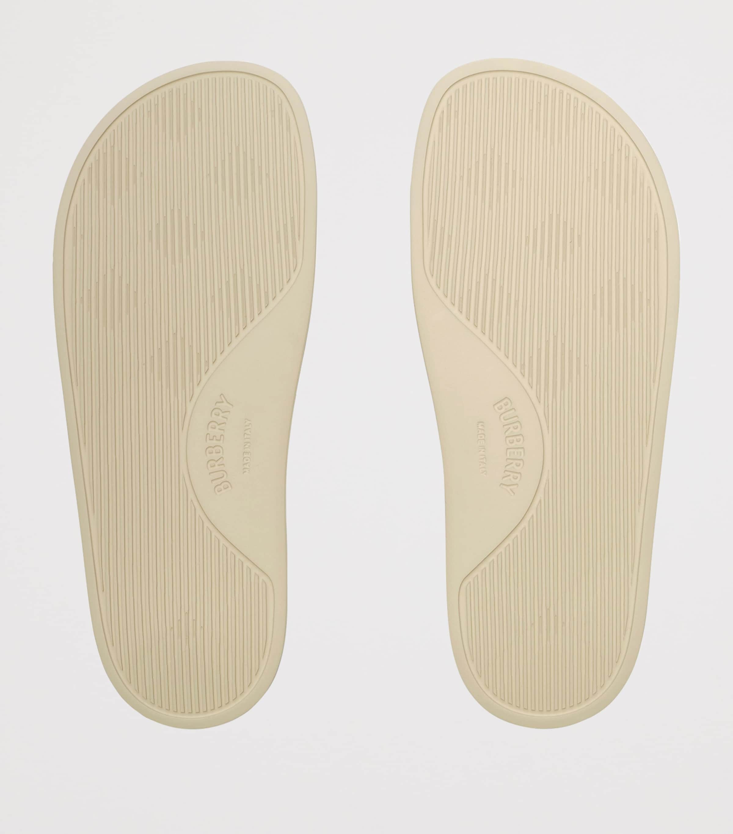 Burberry Check Slides Sesame Beige Ip Chk Image 5