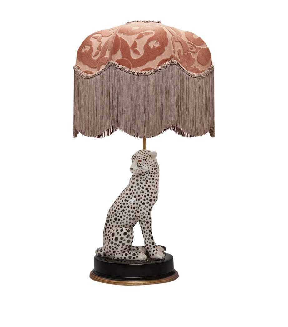 House Of Hackney Porcelain Cheetah Lamp Base White Image 7