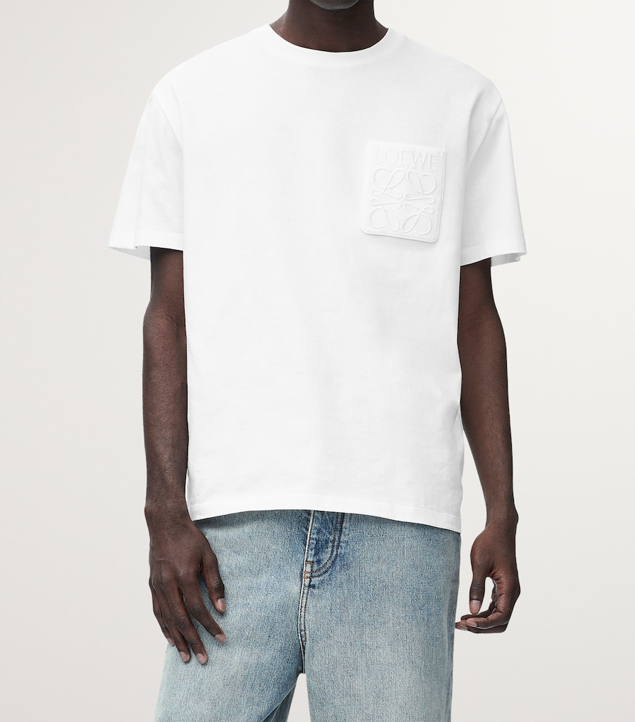 Pocket Anagram T-Shirt WHITE Image 3