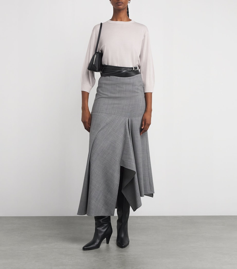 Virgin Wool Sweater WHITE Image 2