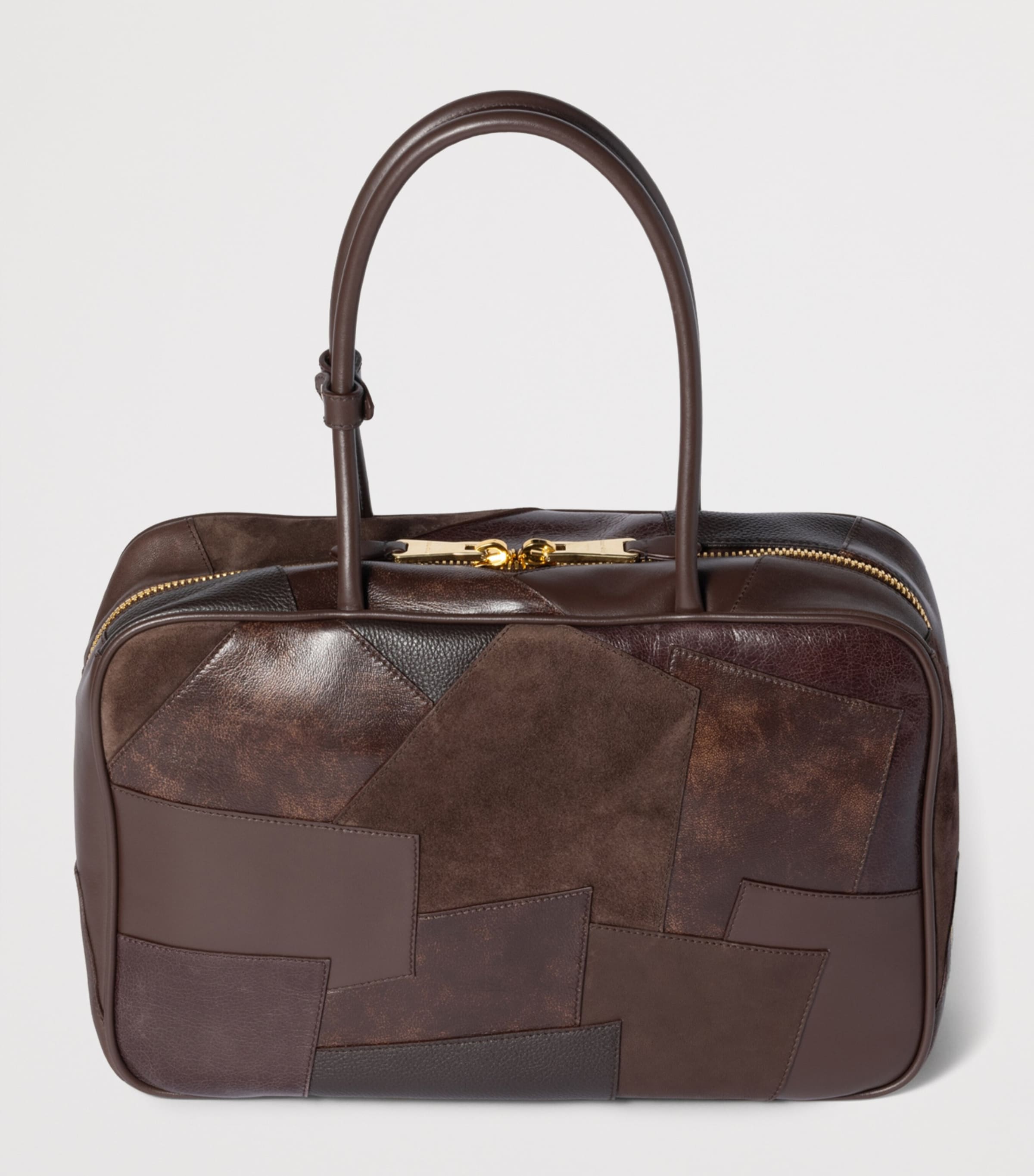 Leather Beau Top-Handle Bag F0NBL Image 3