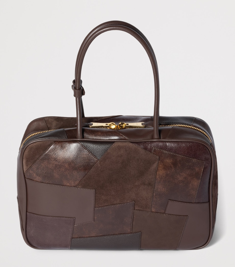 Leather Beau Top-Handle Bag F0NBL Image 3