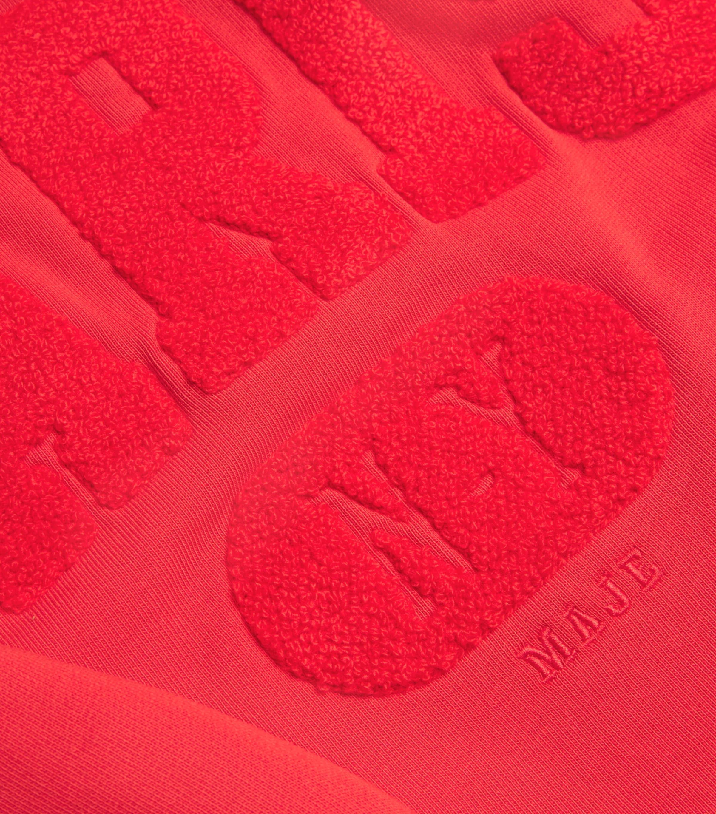 Cotton Paris Graphic Sweatshirt RED Image 5