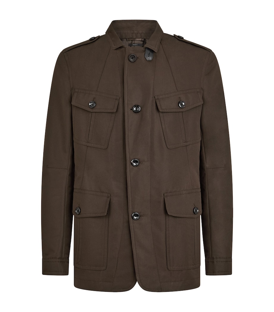 Cotton-Blend Military Jacket KB374 Image 1
