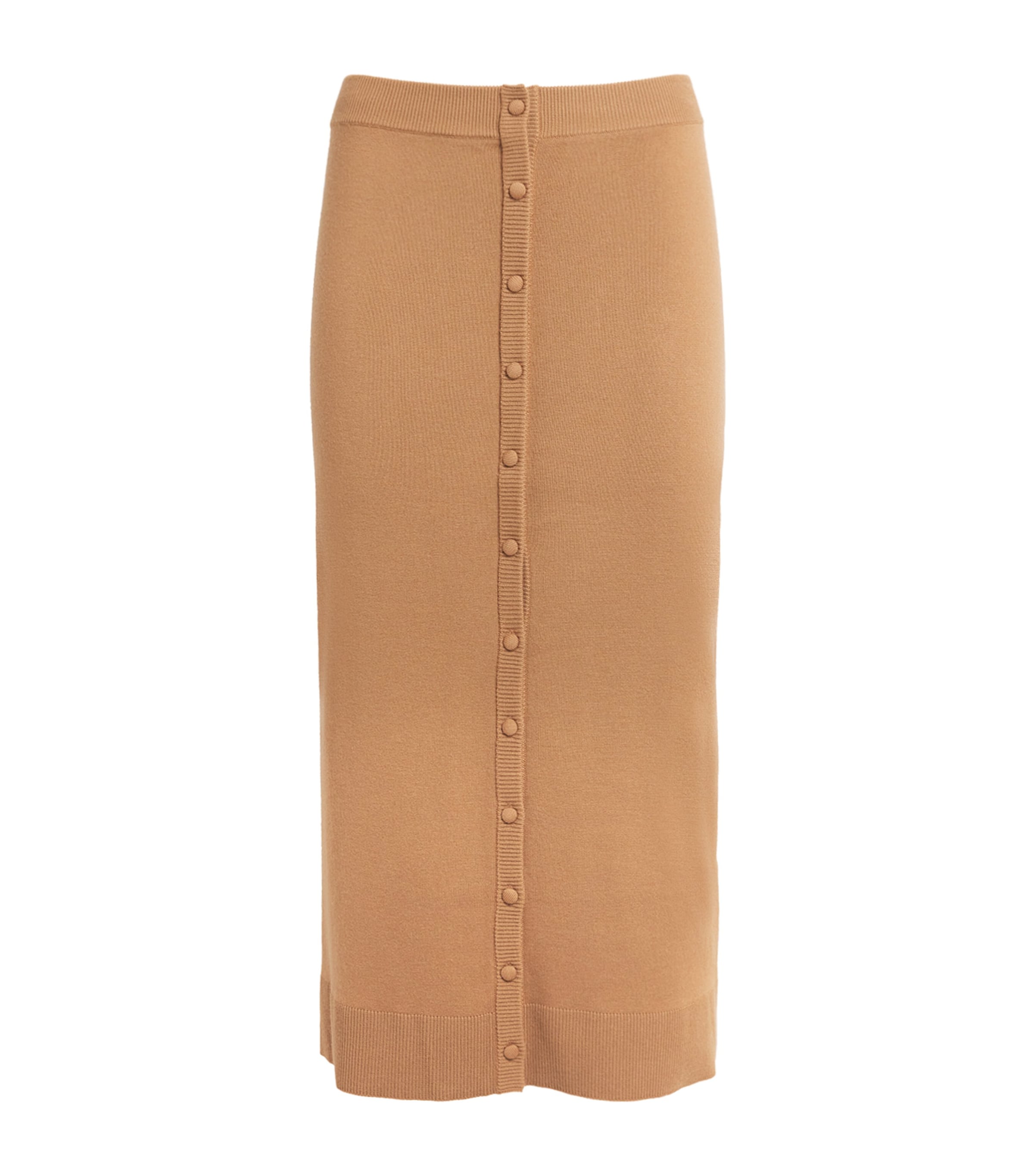 Victoria Beckham Button-detail Midi Skirt