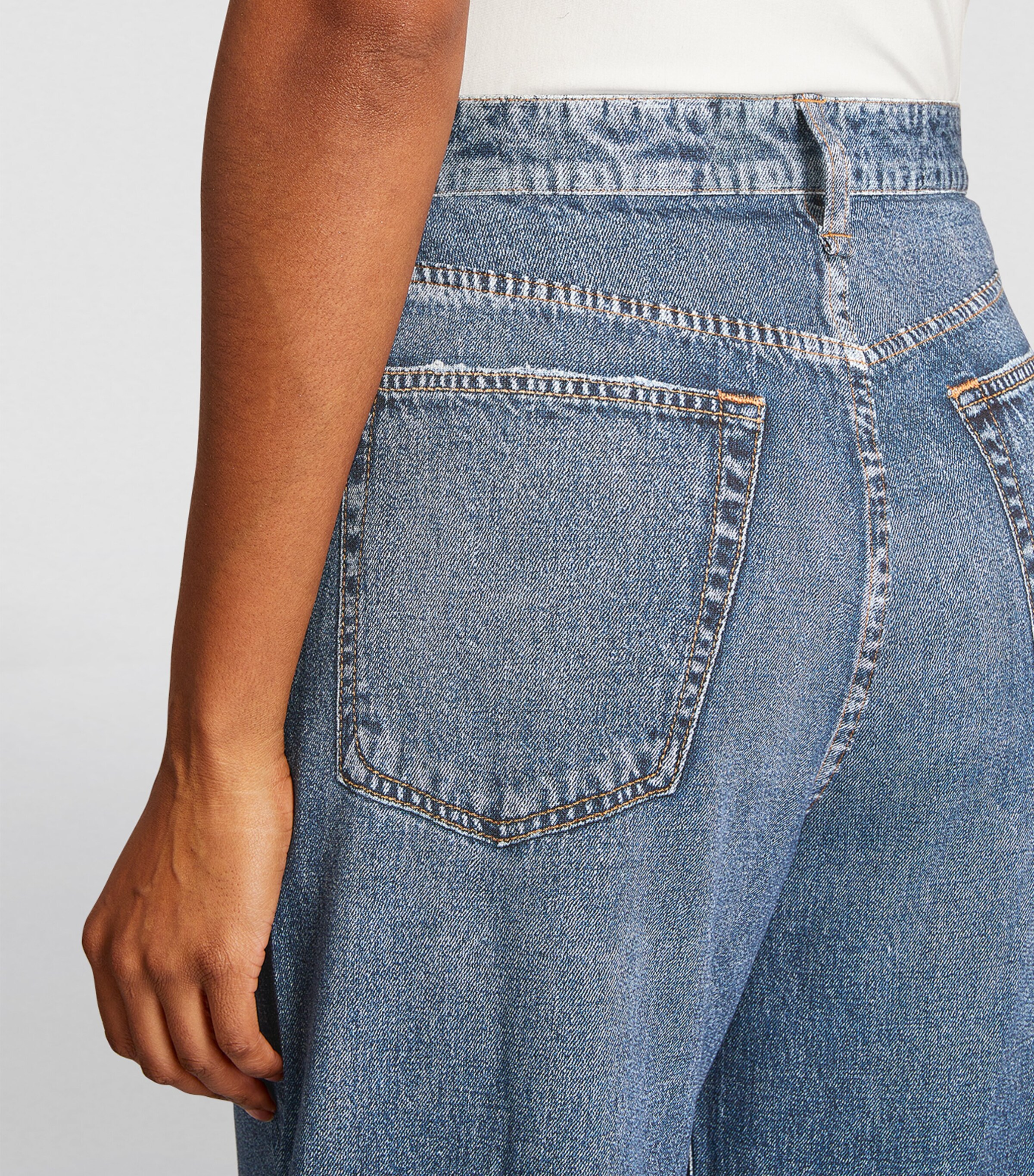Rag & Bone Womens Miramar Sofie Wide-Leg Jeans Kimber Was Image 6