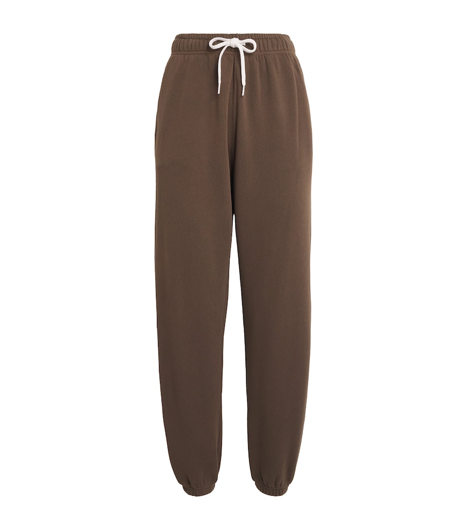 Cotton-Blend Cuffed Sweatpants YORK BROWN Image 1