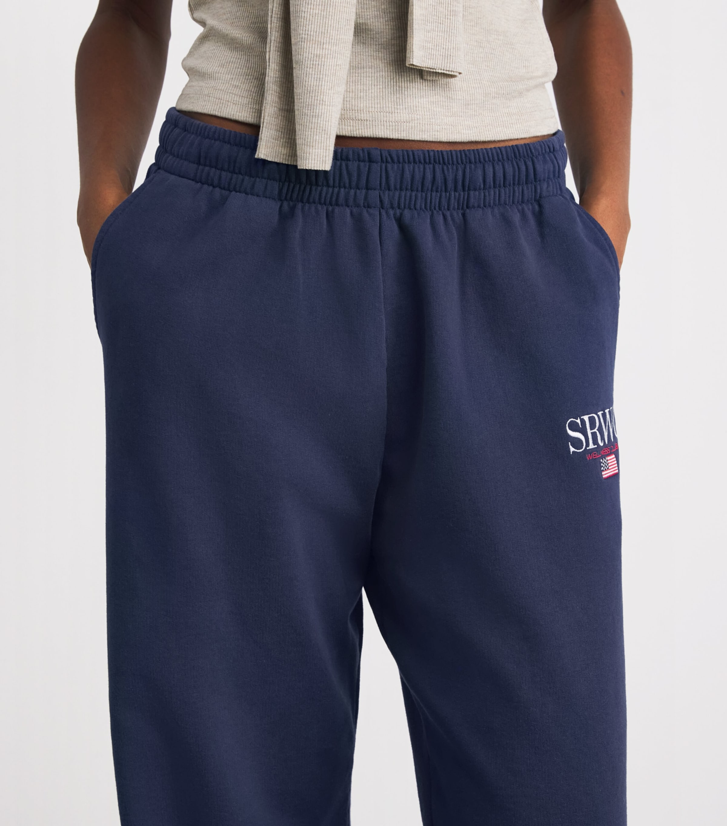 Cotton Nautical Sweatpants 3902 DARK NAVY Image 6